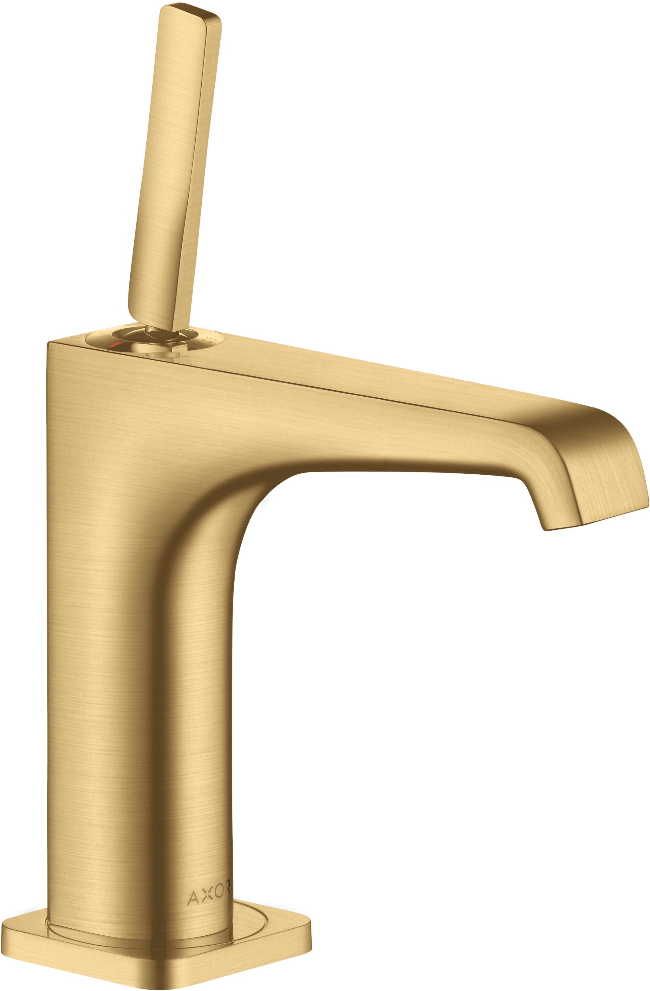 AXOR Citterio E Single lever basin mixer 130 with pin handle and waste
