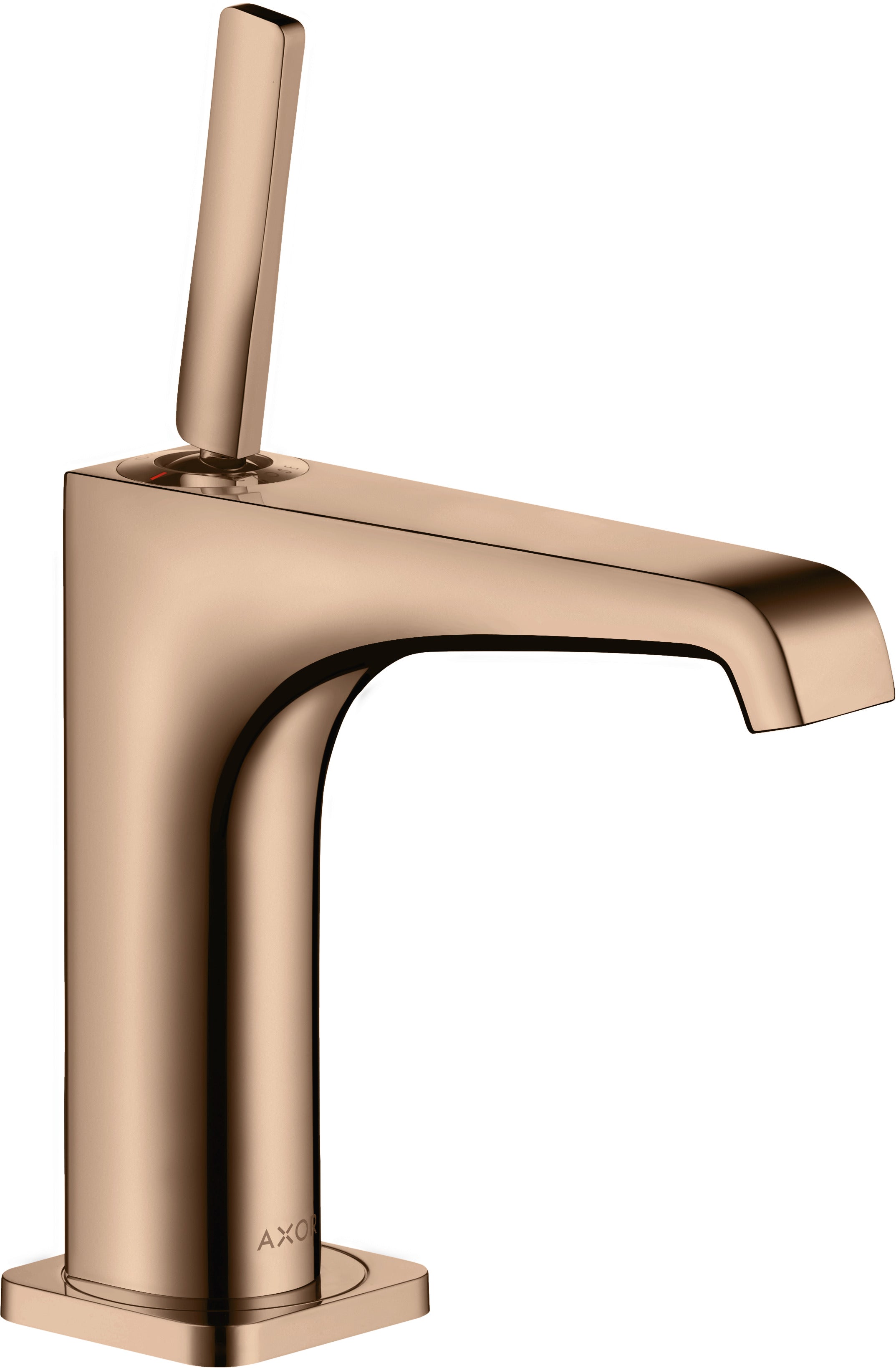 AXOR Citterio E Single lever basin mixer 130 with pin handle and waste
