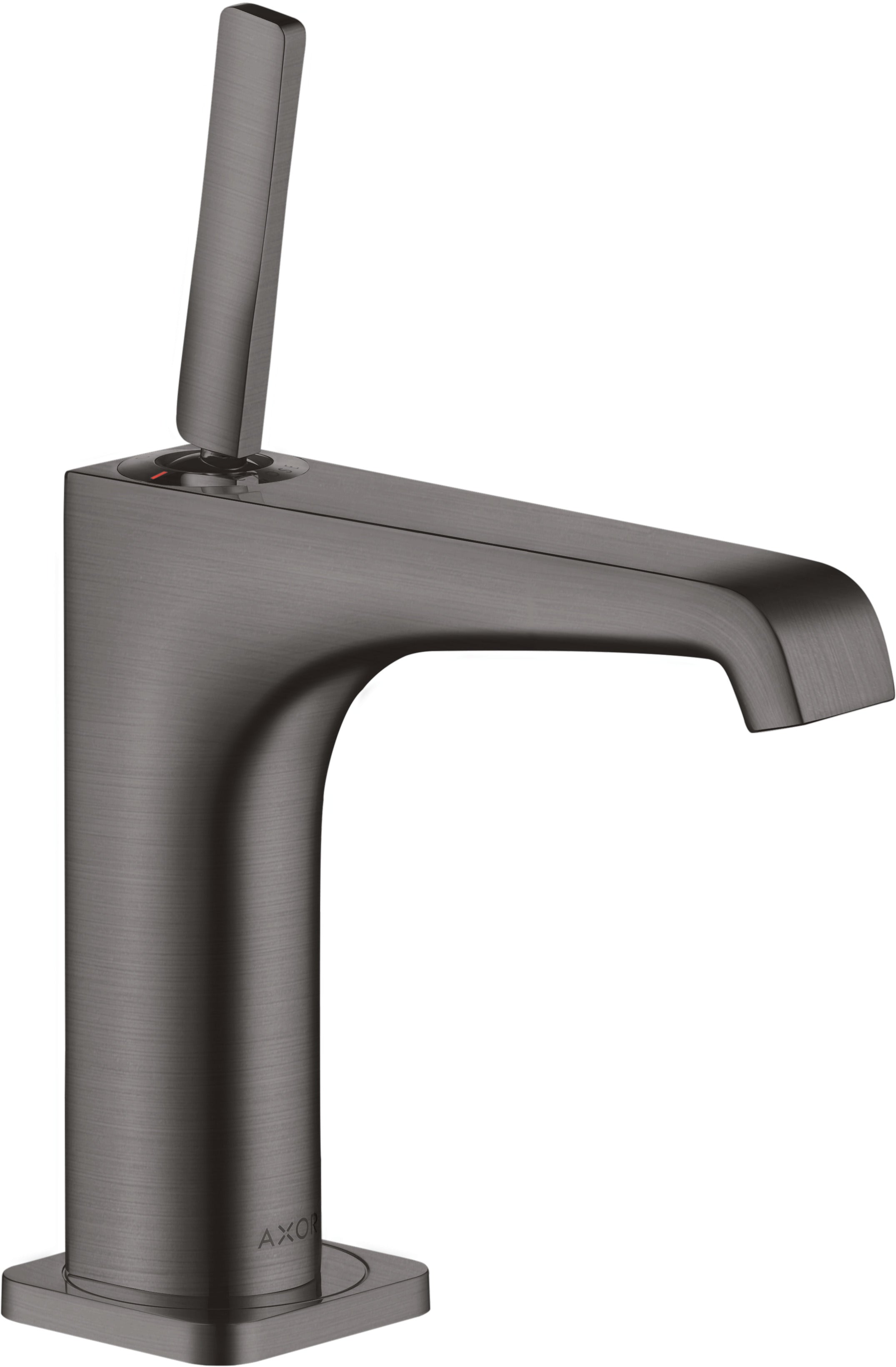 AXOR Citterio E Single lever basin mixer 130 with pin handle and waste