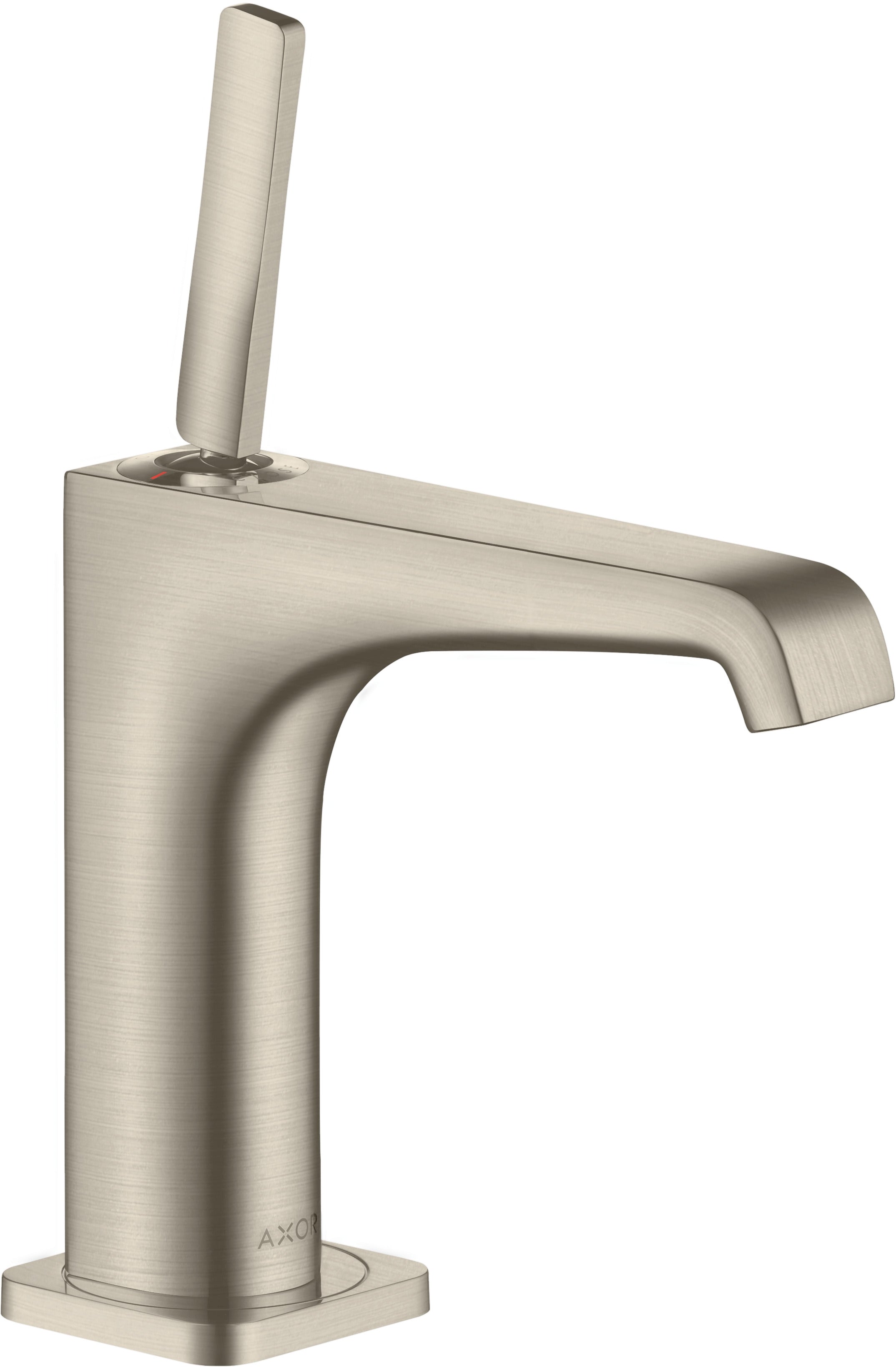 AXOR Citterio E Single lever basin mixer 130 with pin handle and waste