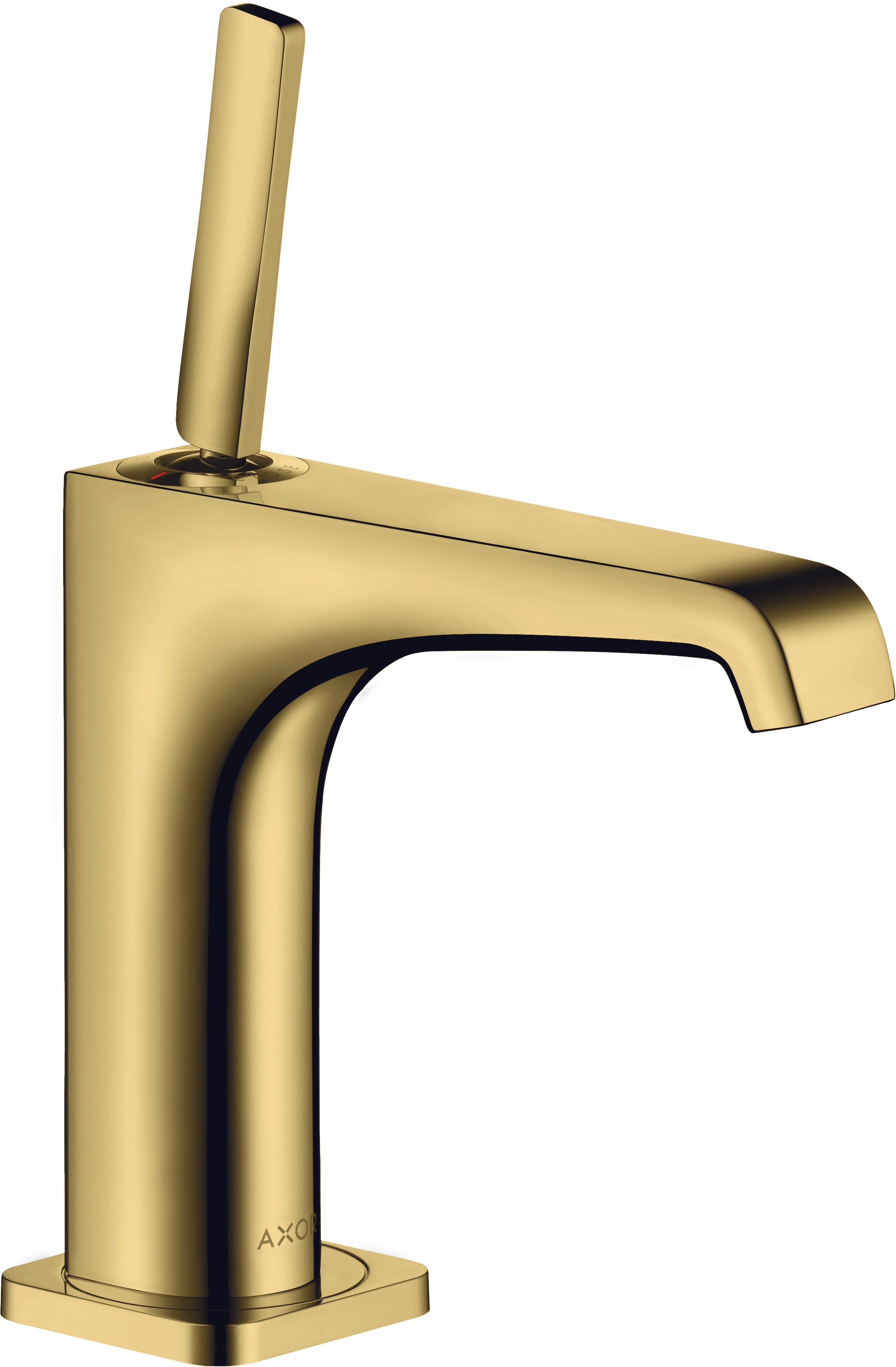 AXOR Citterio E Single lever basin mixer 130 with pin handle and waste