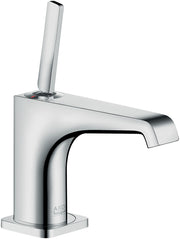 AXOR Citterio E Single lever basin mixer 90 with pin handle for hand wash basins with waste
