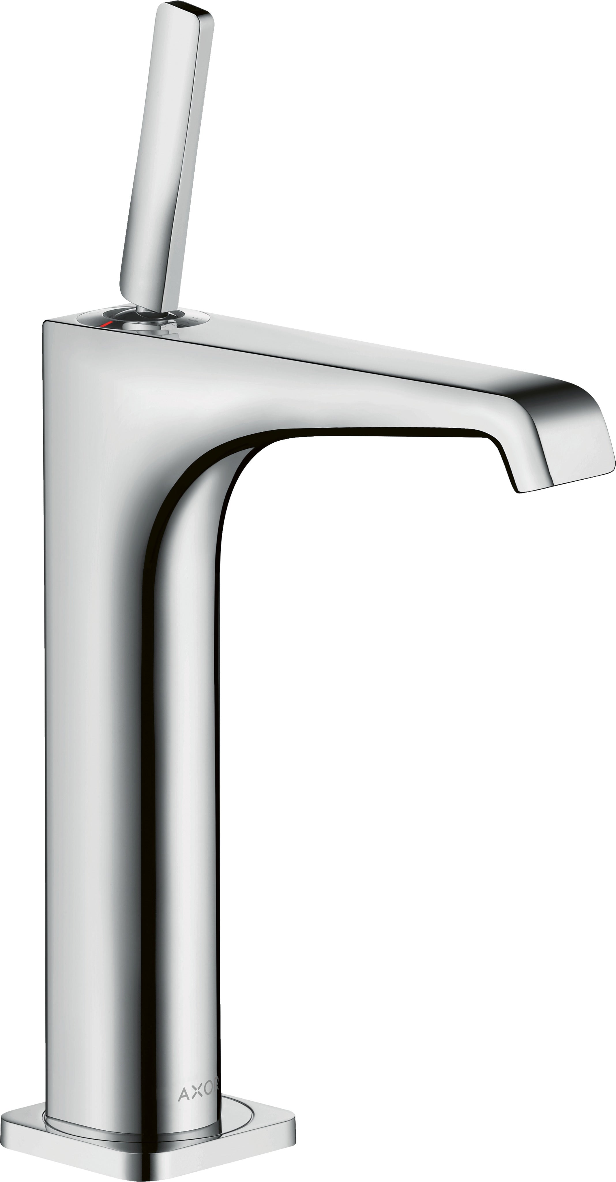 AXOR Citterio E Single lever basin mixer 190 with pin handle for wash bowls with waste