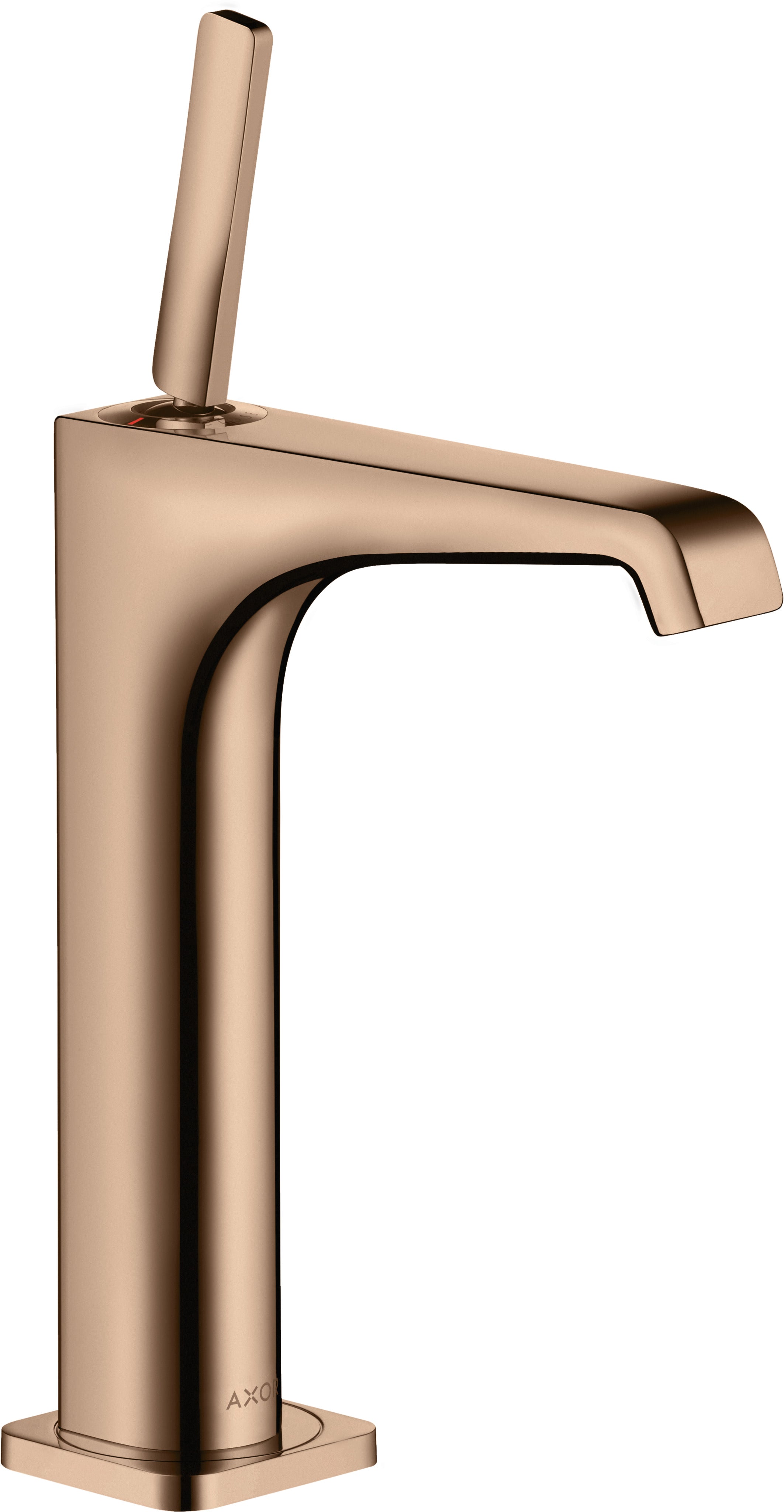 AXOR Citterio E Single lever basin mixer 190 with pin handle for wash bowls with waste