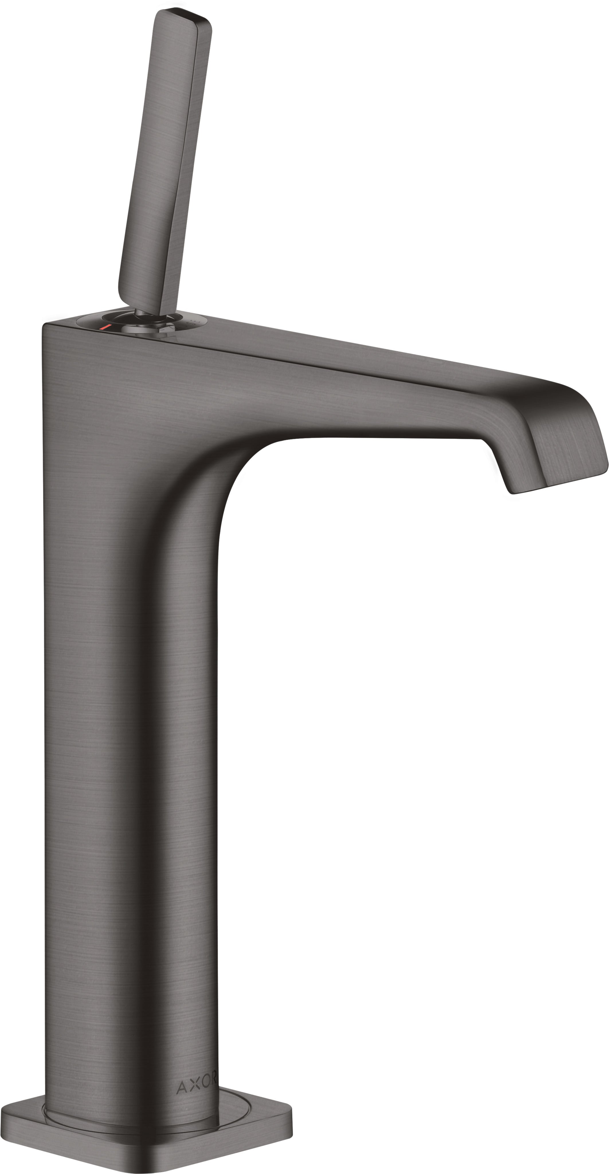 AXOR Citterio E Single lever basin mixer 190 with pin handle for wash bowls with waste
