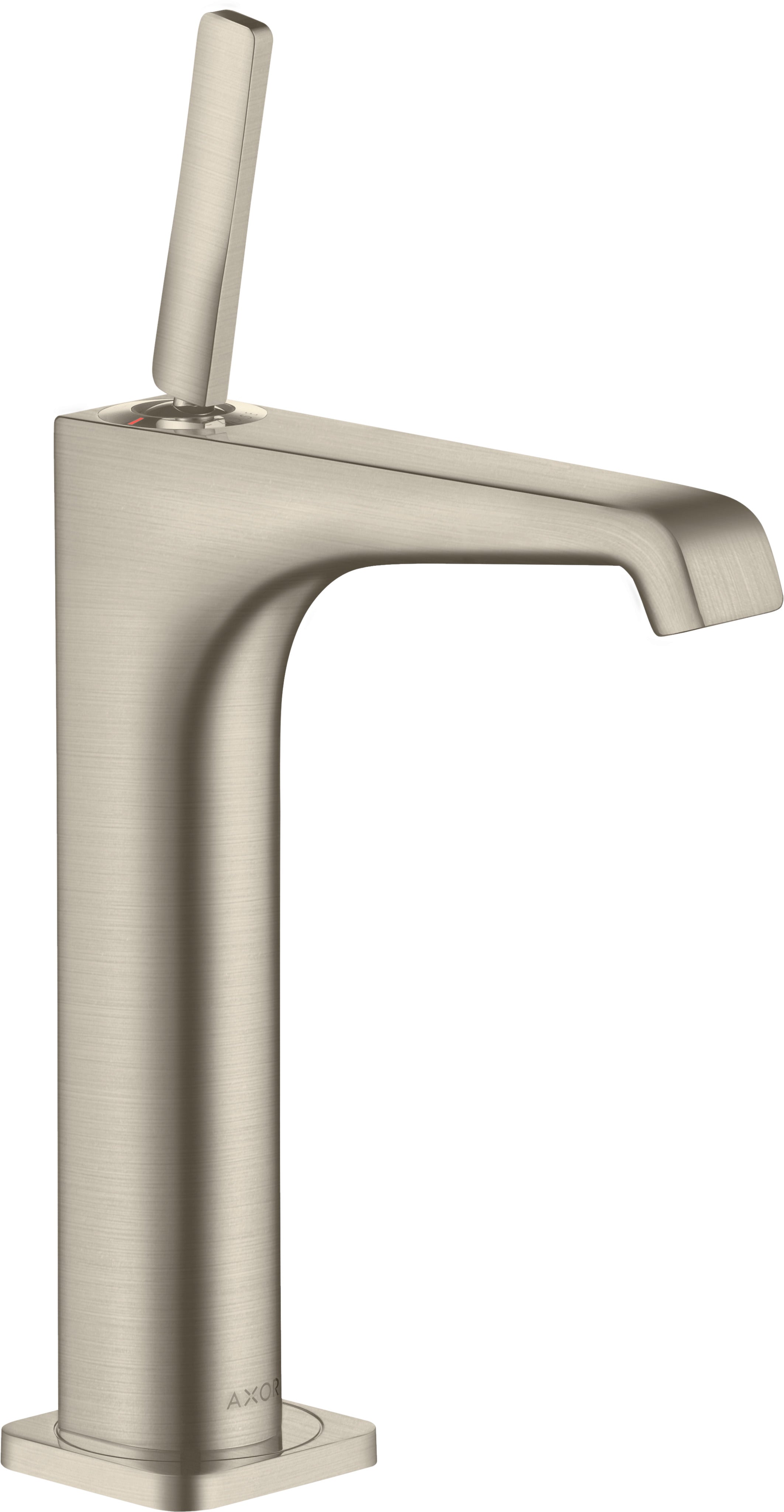 AXOR Citterio E Single lever basin mixer 190 with pin handle for wash bowls with waste