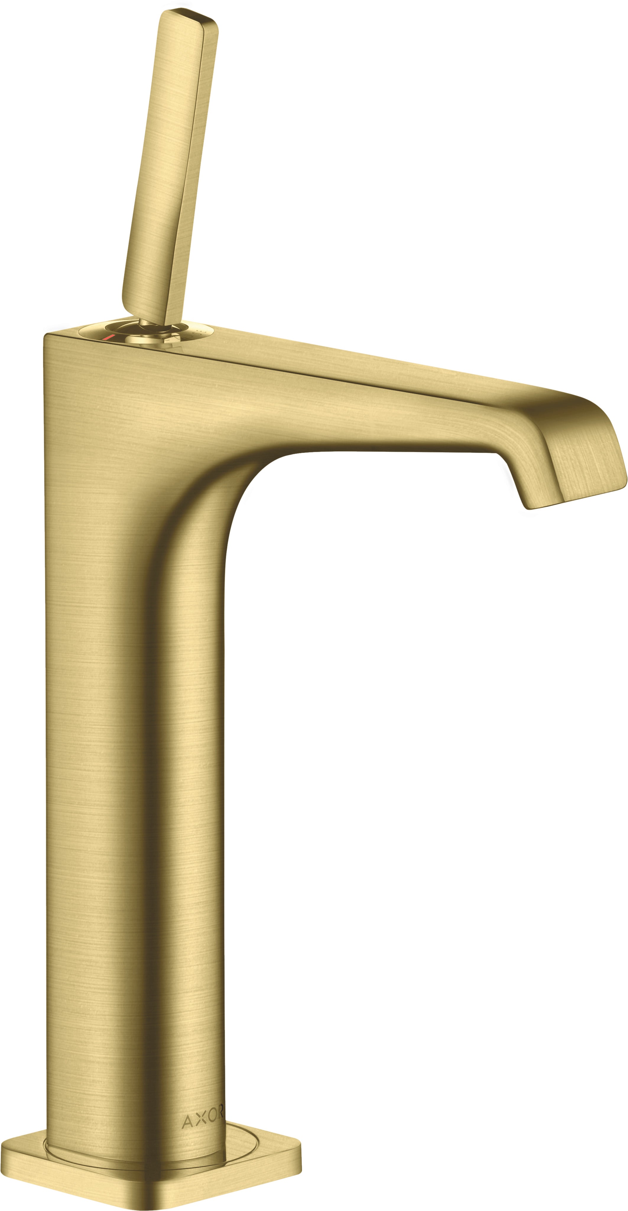 AXOR Citterio E Single lever basin mixer 190 with pin handle for wash bowls with waste