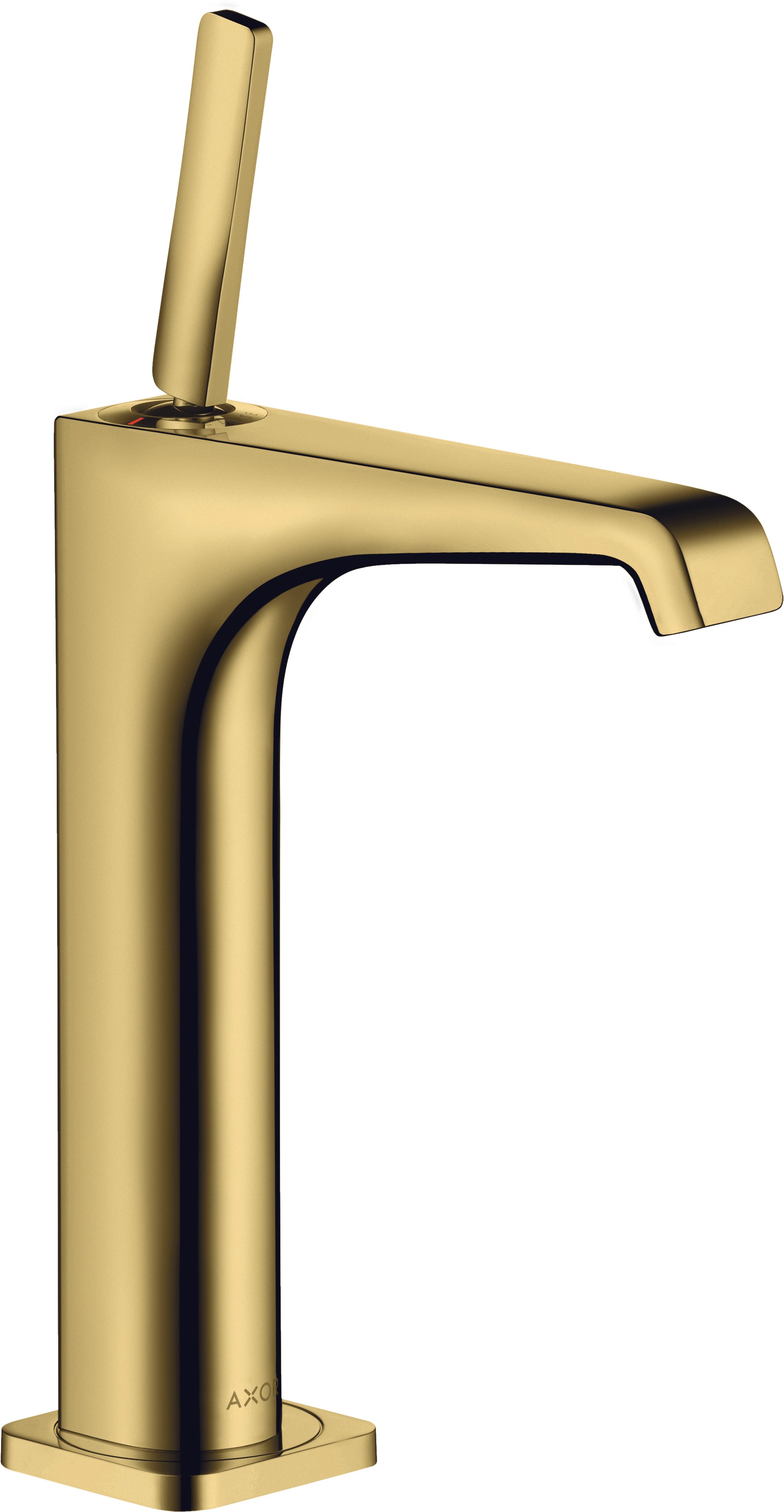 AXOR Citterio E Single lever basin mixer 190 with pin handle for wash bowls with waste