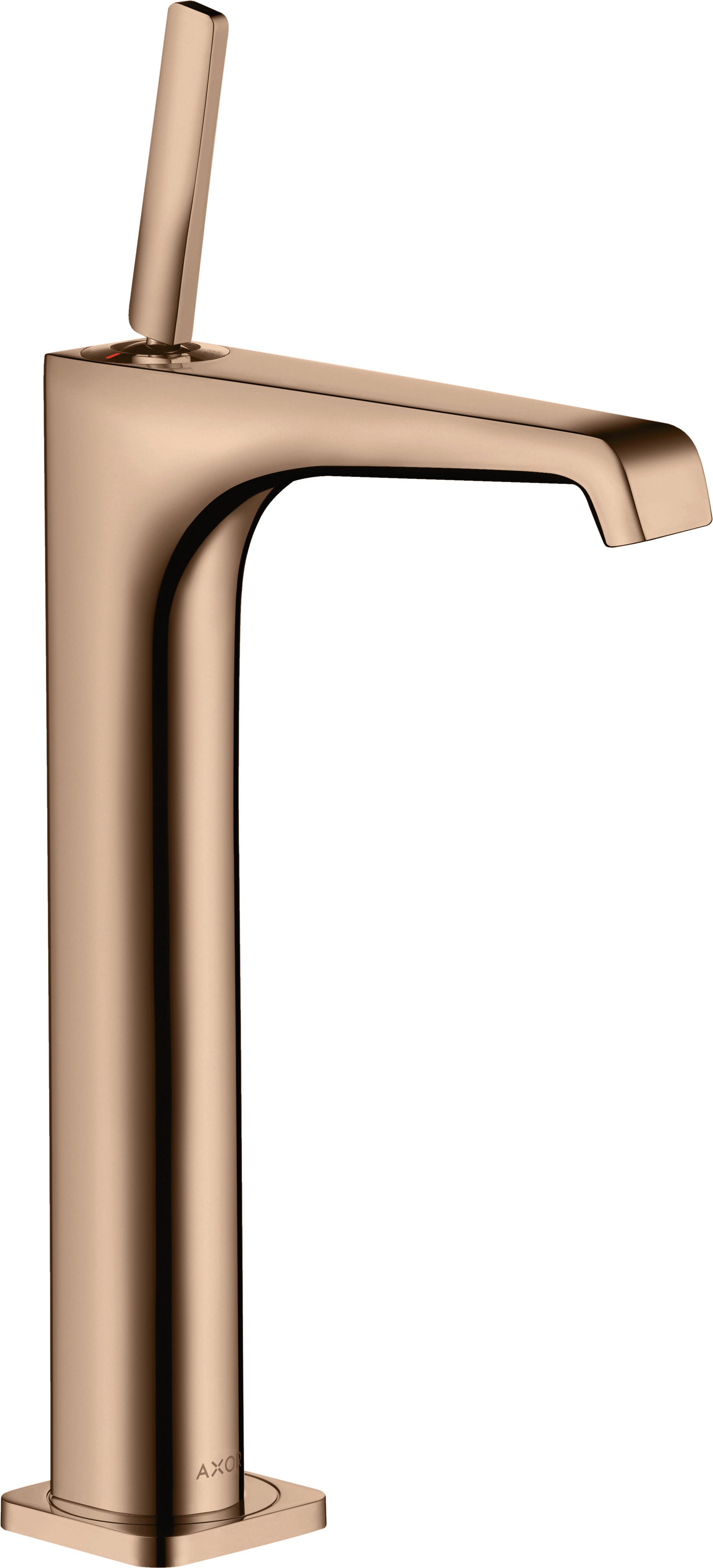 AXOR Citterio E Single lever basin mixer 250 with pin handle for wash bowls with waste
