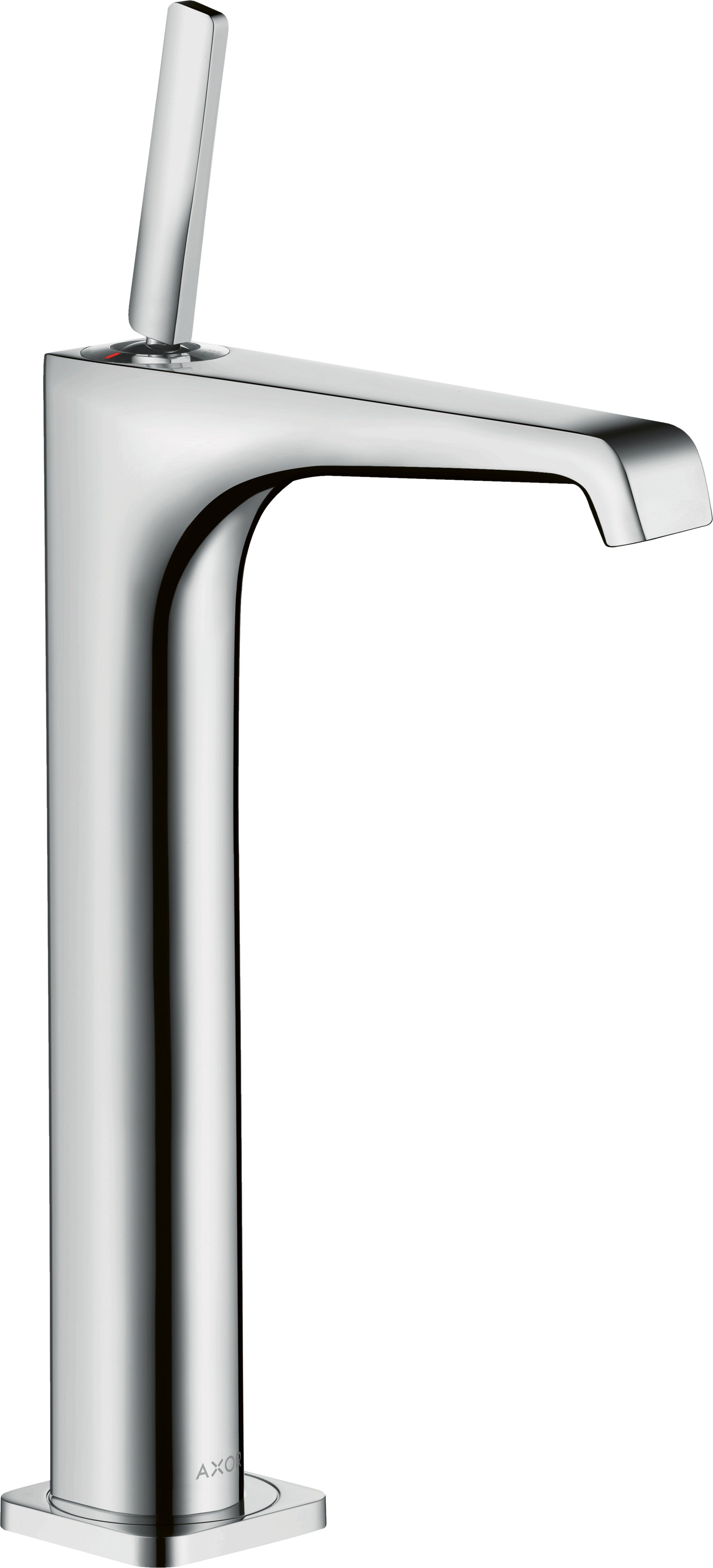 AXOR Citterio E Single lever basin mixer 250 with pin handle for wash bowls with waste