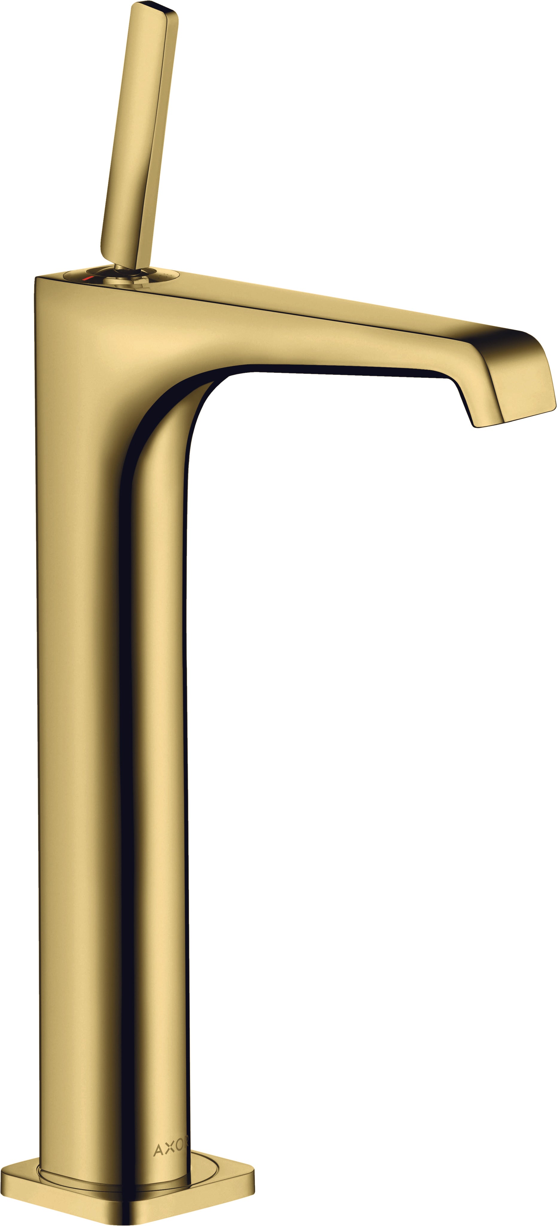 AXOR Citterio E Single lever basin mixer 250 with pin handle for wash bowls with waste