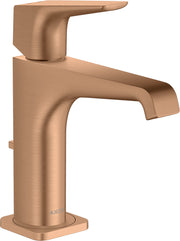 AXOR Citterio E Single lever basin mixer 130 with lever handle and pop-up waste