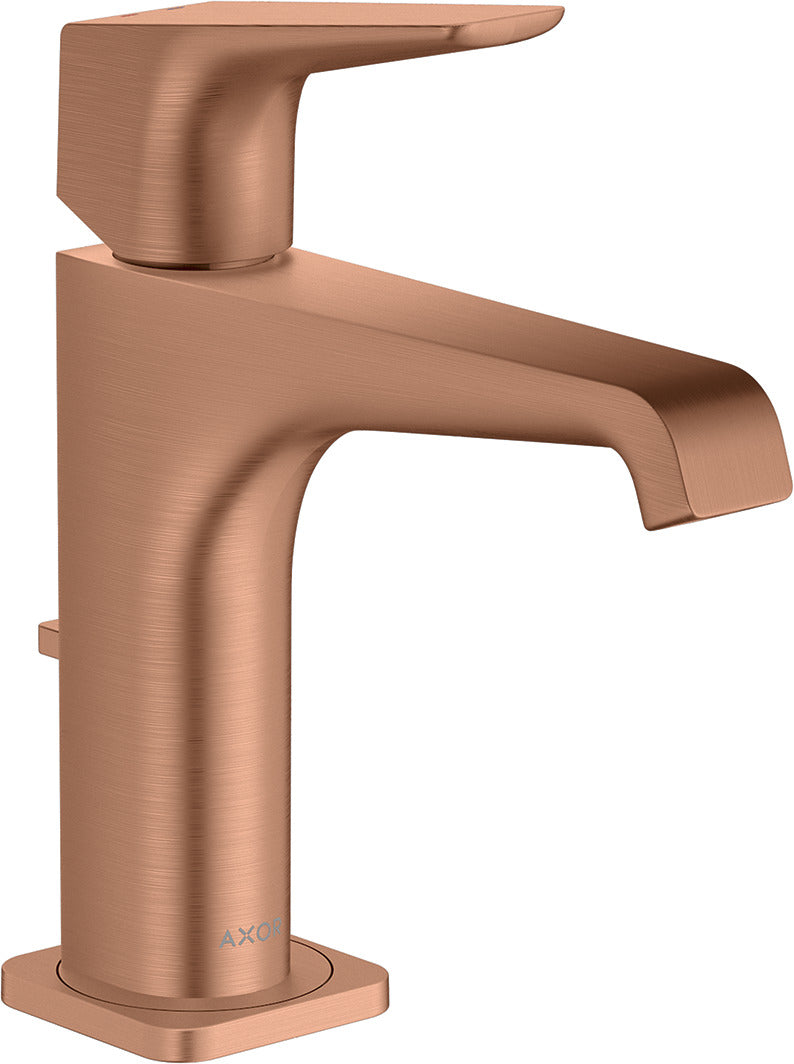 AXOR Citterio E Single lever basin mixer 130 with lever handle and pop-up waste