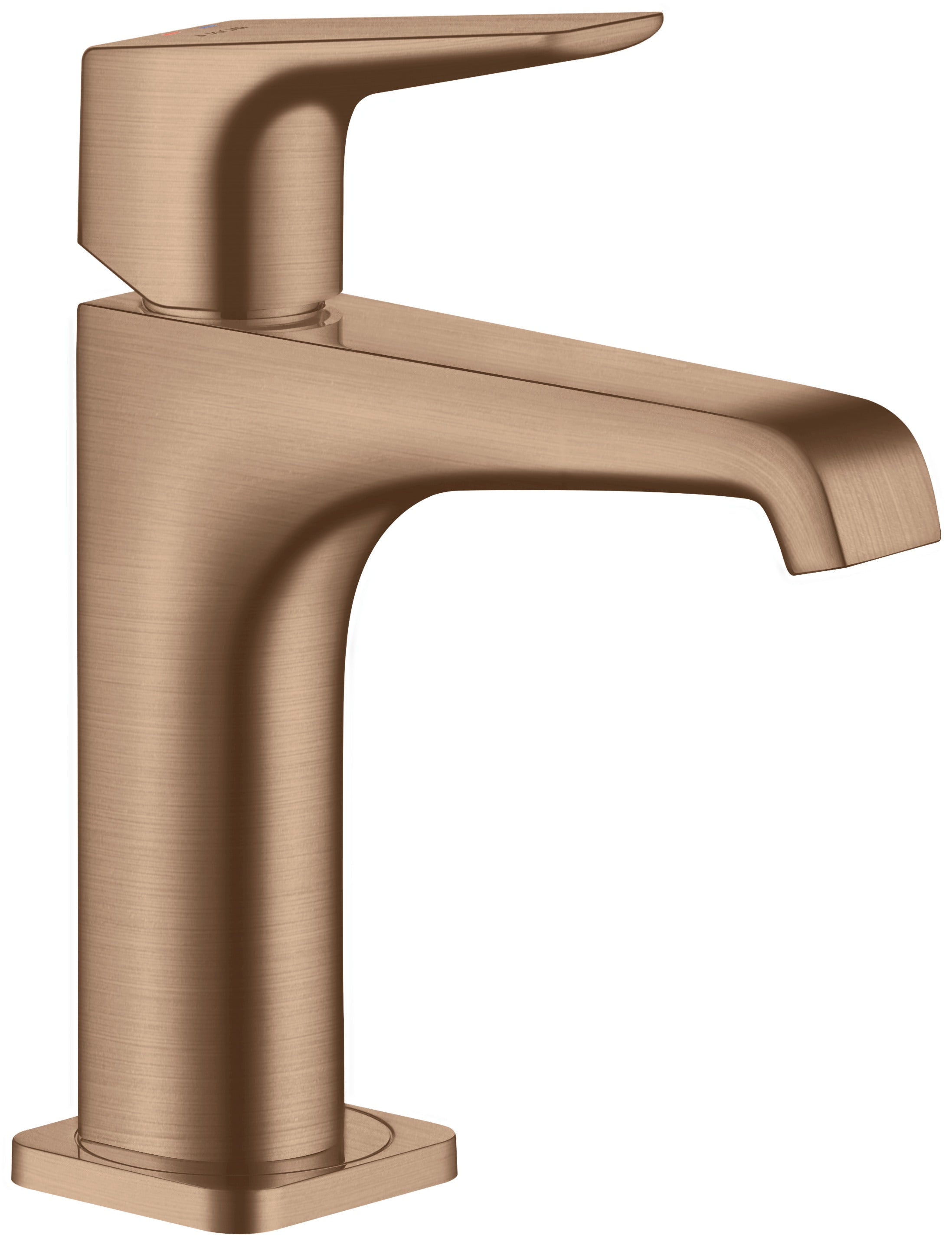 AXOR Citterio E Single lever basin mixer 130 with lever handle without waste