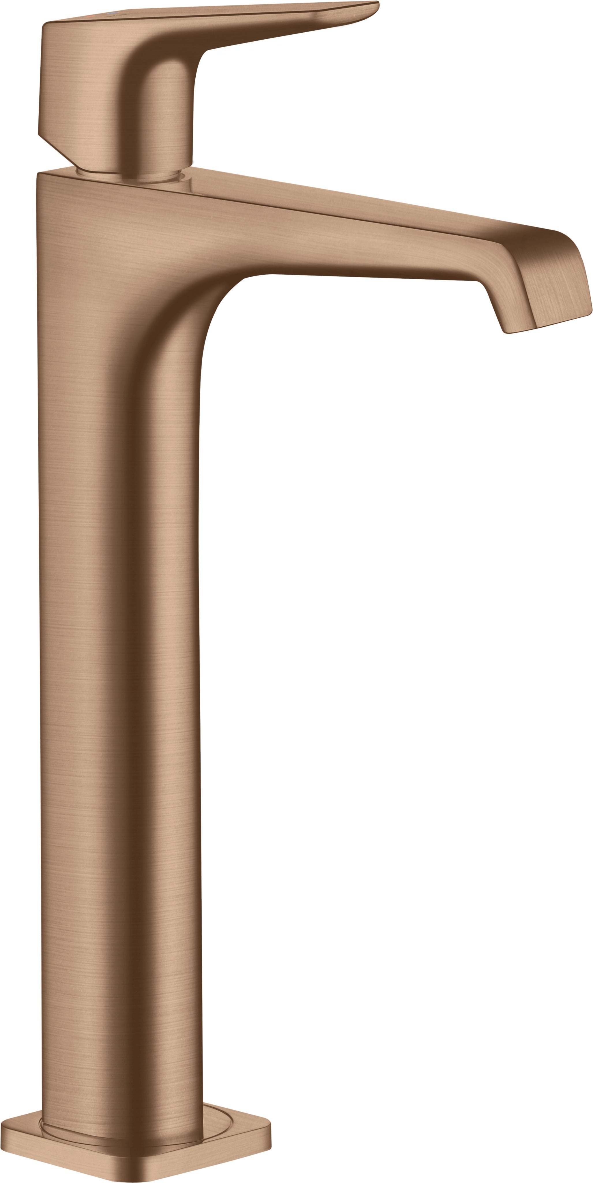 AXOR Citterio E Single lever basin mixer 250 with lever handle for wash bowls without waste