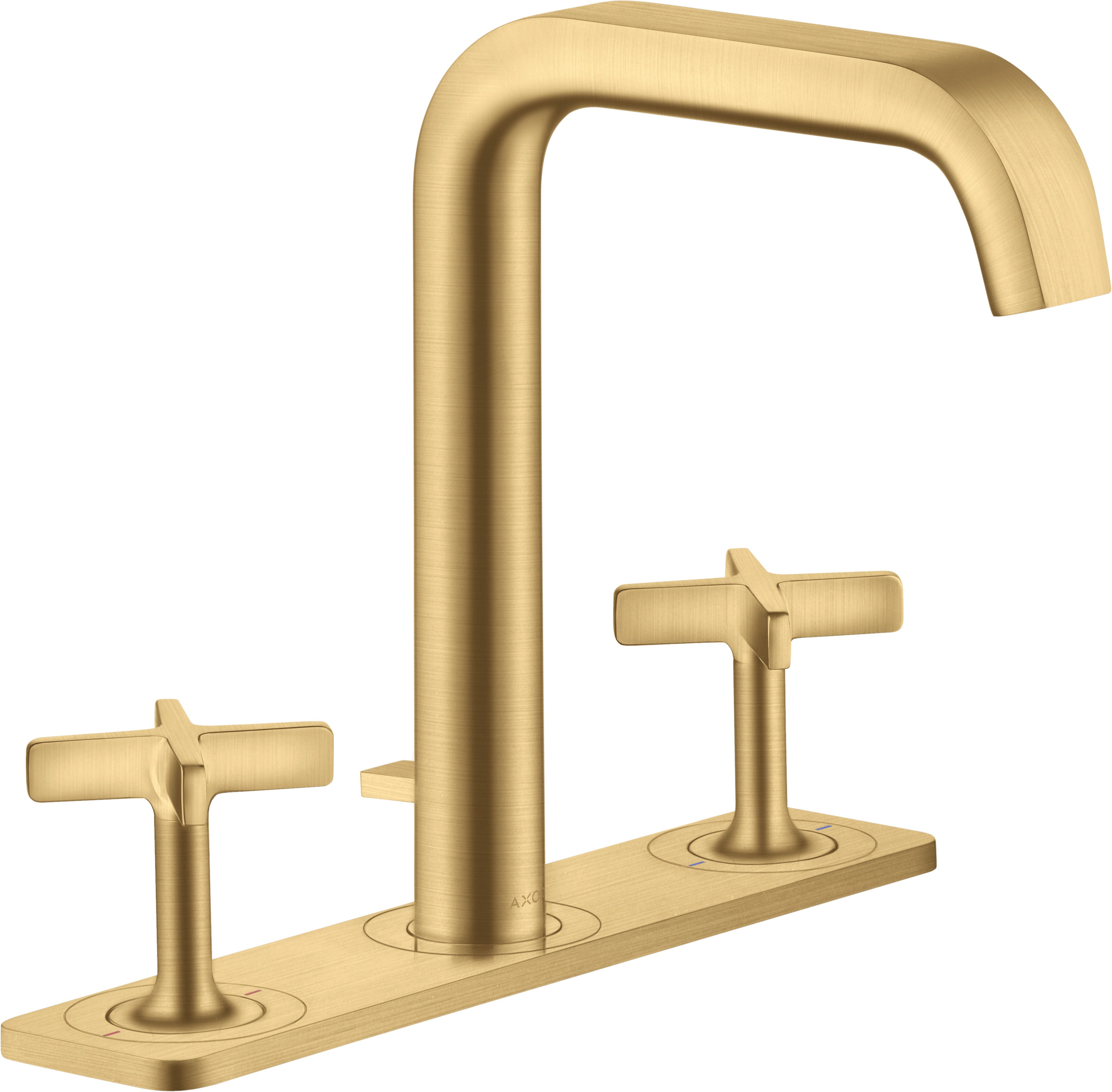 AXOR Citterio E 3-hole basin mixer 170 with plate and pop-up waste
