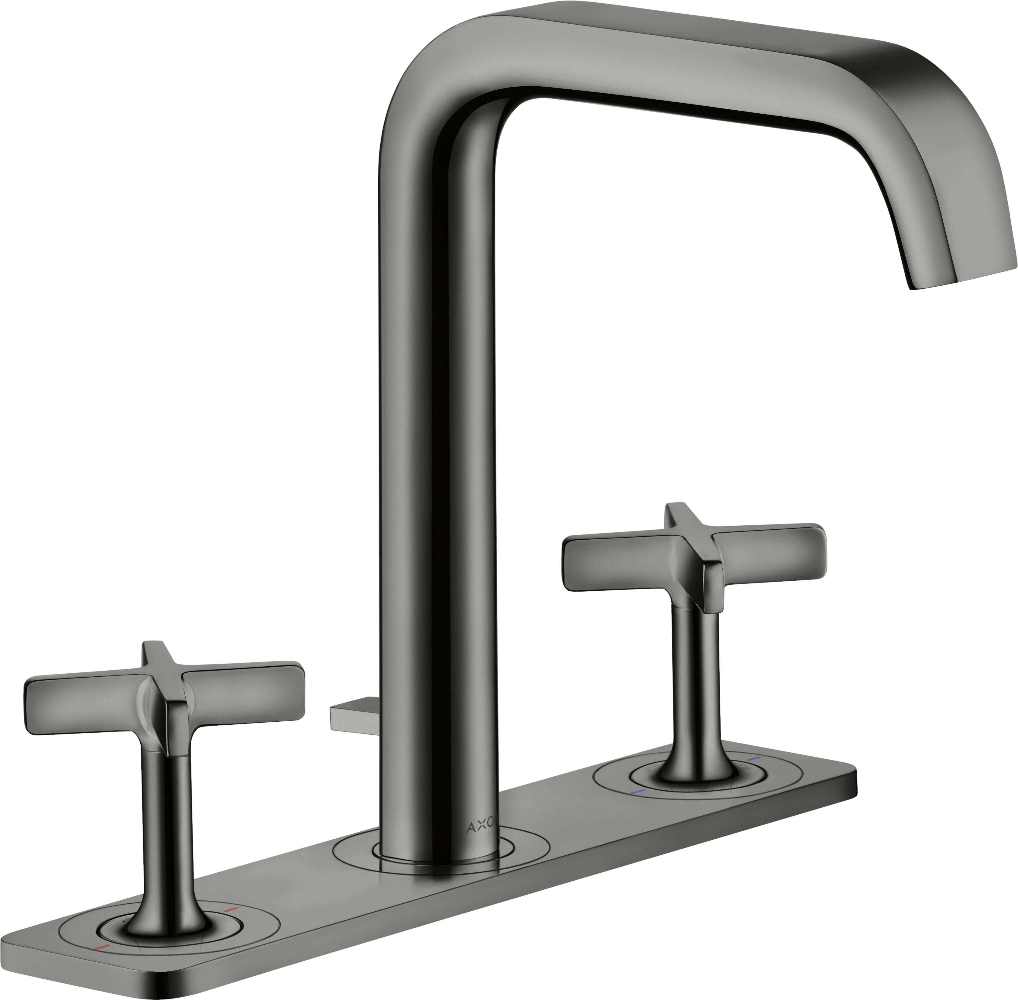 AXOR Citterio E 3-hole basin mixer 170 with plate and pop-up waste