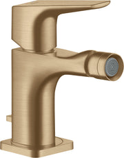 AXOR Citterio E Single lever bidet mixer with lever handle and pop-up waste