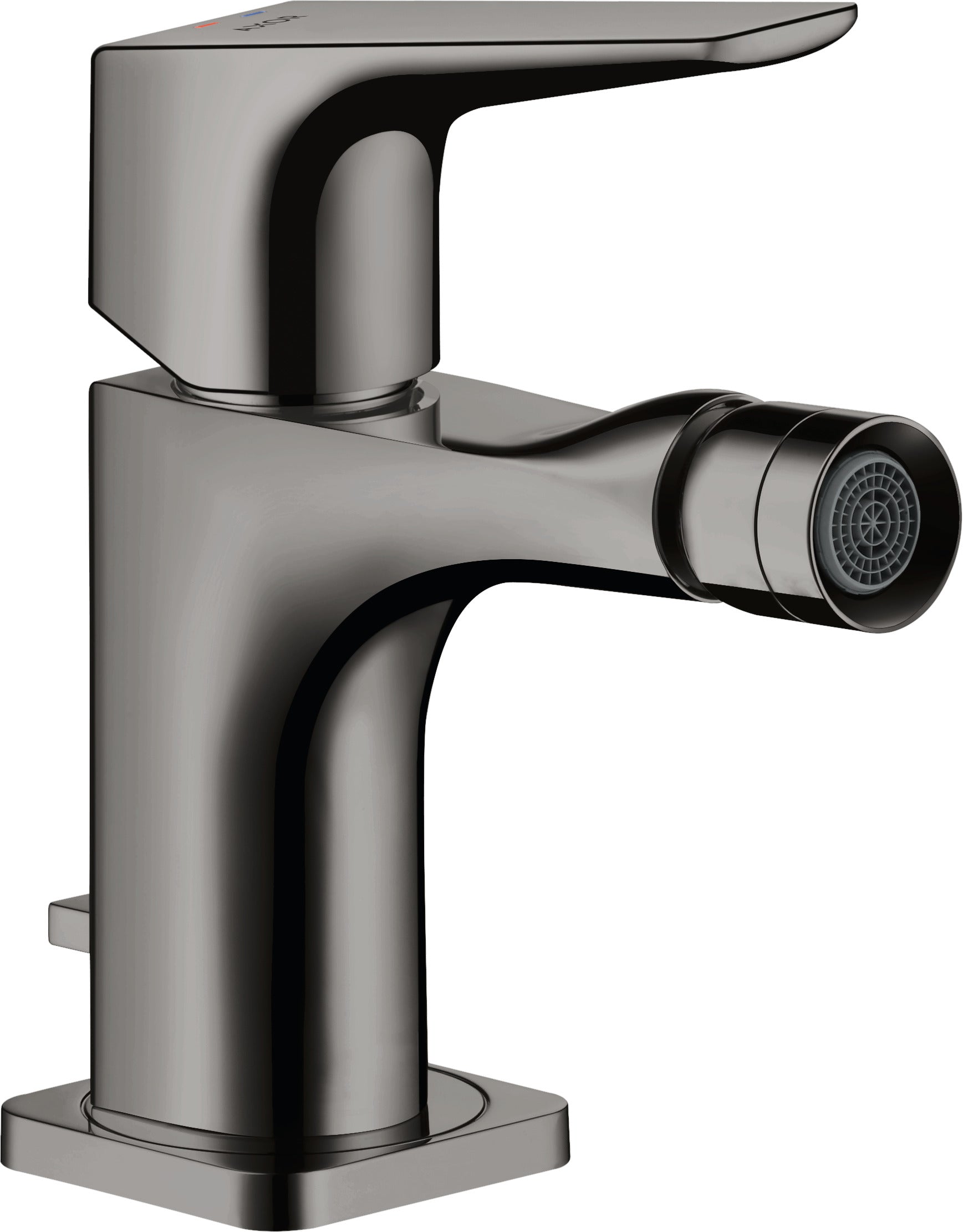 AXOR Citterio E Single lever bidet mixer with lever handle and pop-up waste