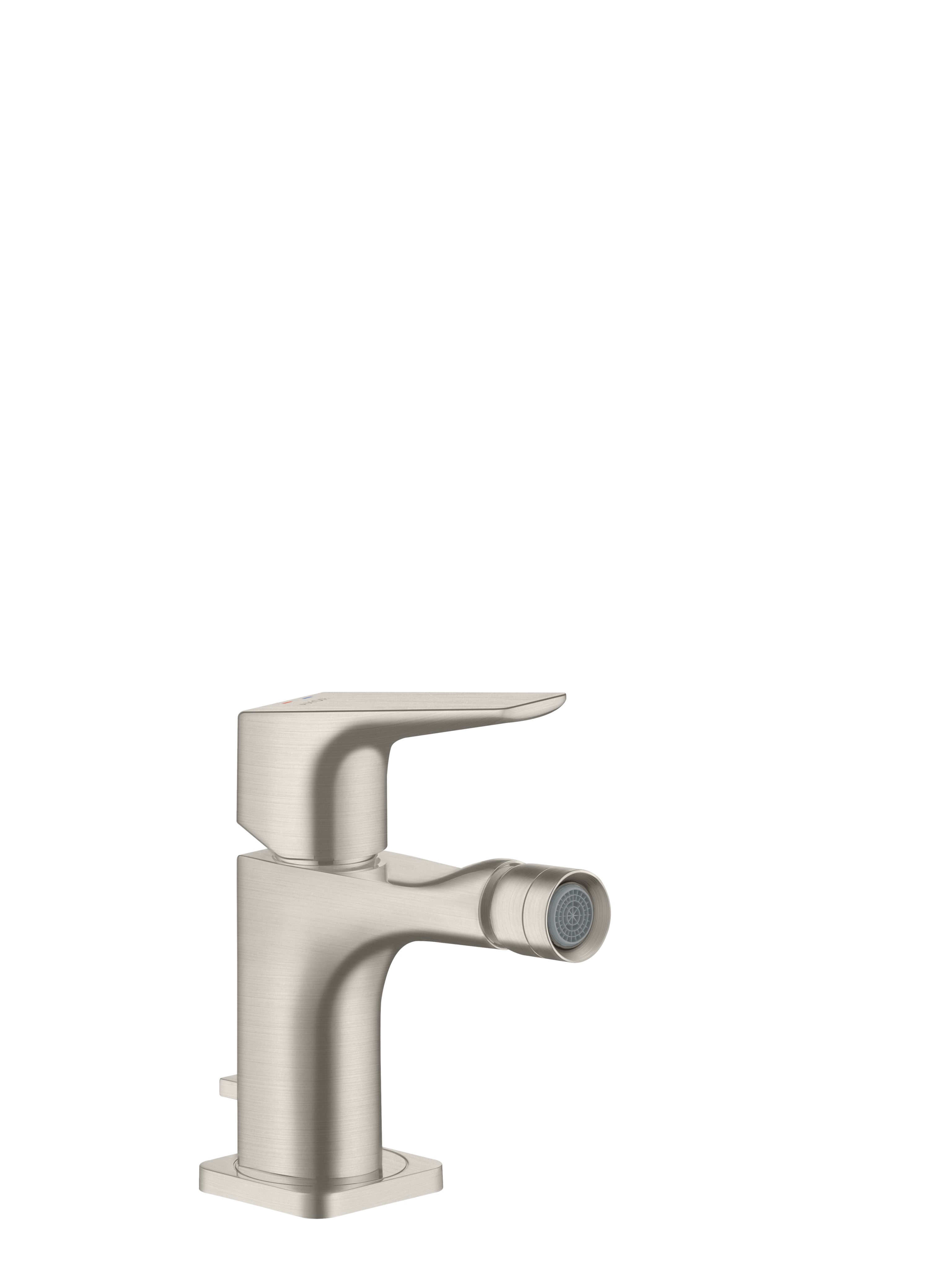 AXOR Citterio E Single lever bidet mixer with lever handle and pop-up waste