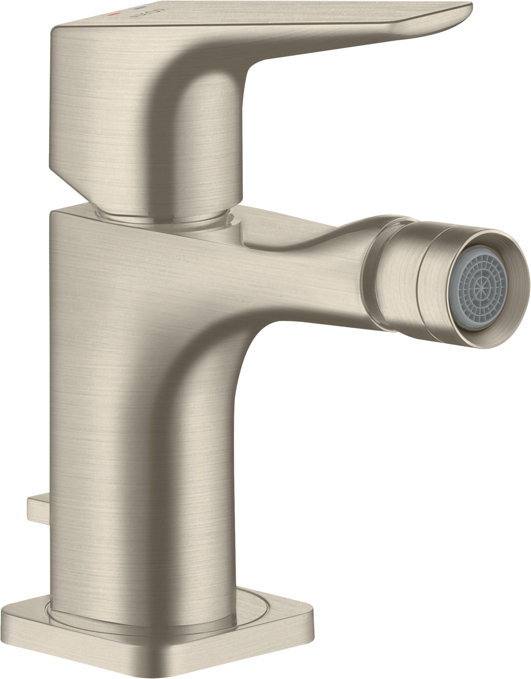 AXOR Citterio E Single lever bidet mixer with lever handle and pop-up waste