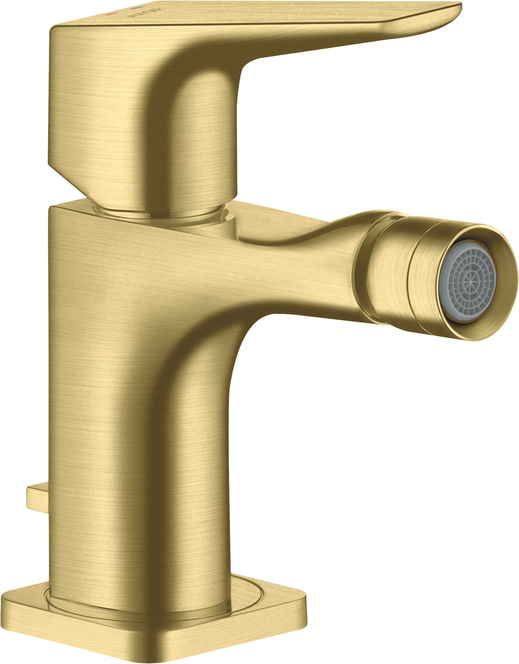 AXOR Citterio E Single lever bidet mixer with lever handle and pop-up waste
