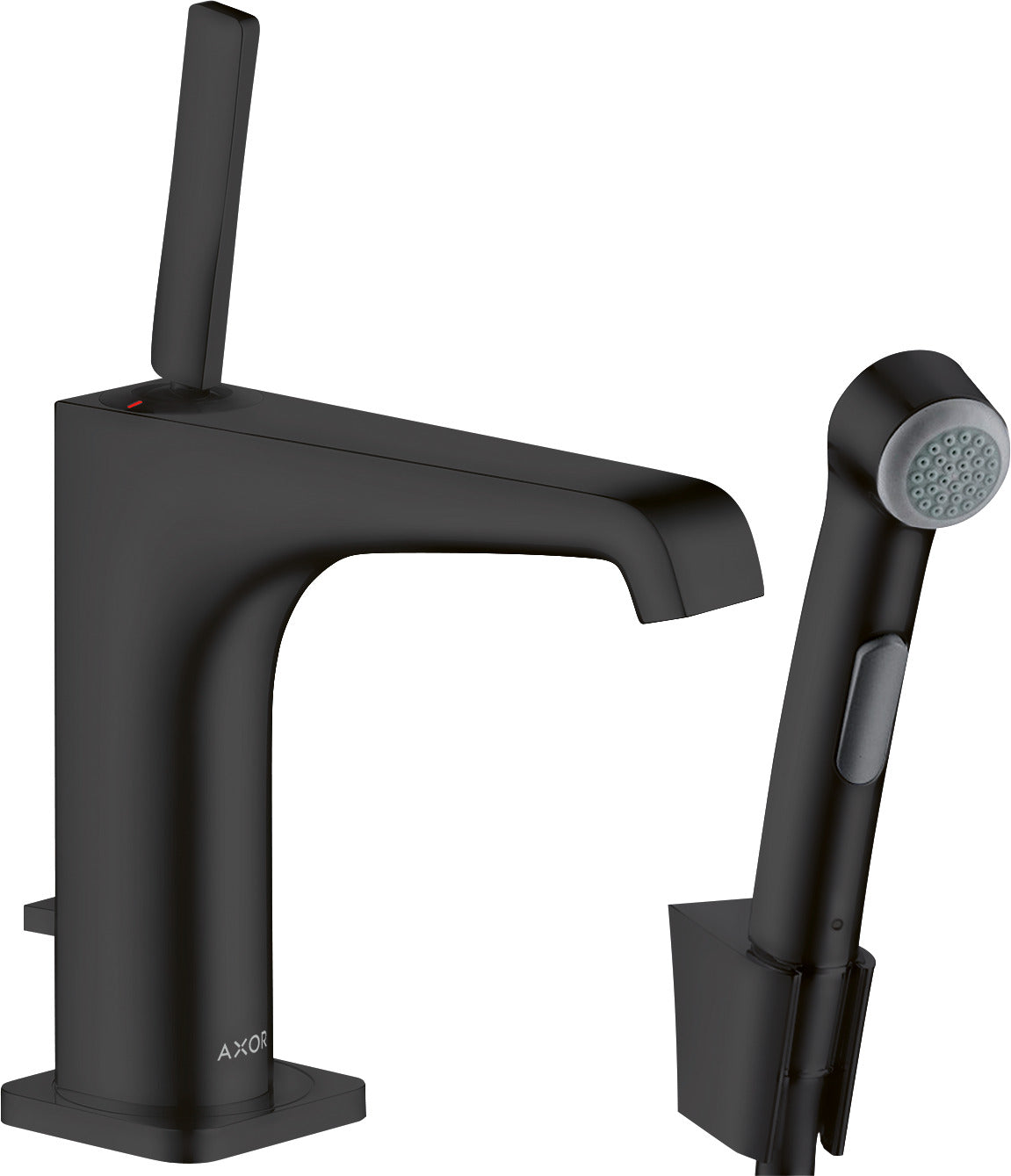 AXOR Citterio E Single lever basin mixer 130 with bidet 1jet shower spray and shower hose 1.60 m