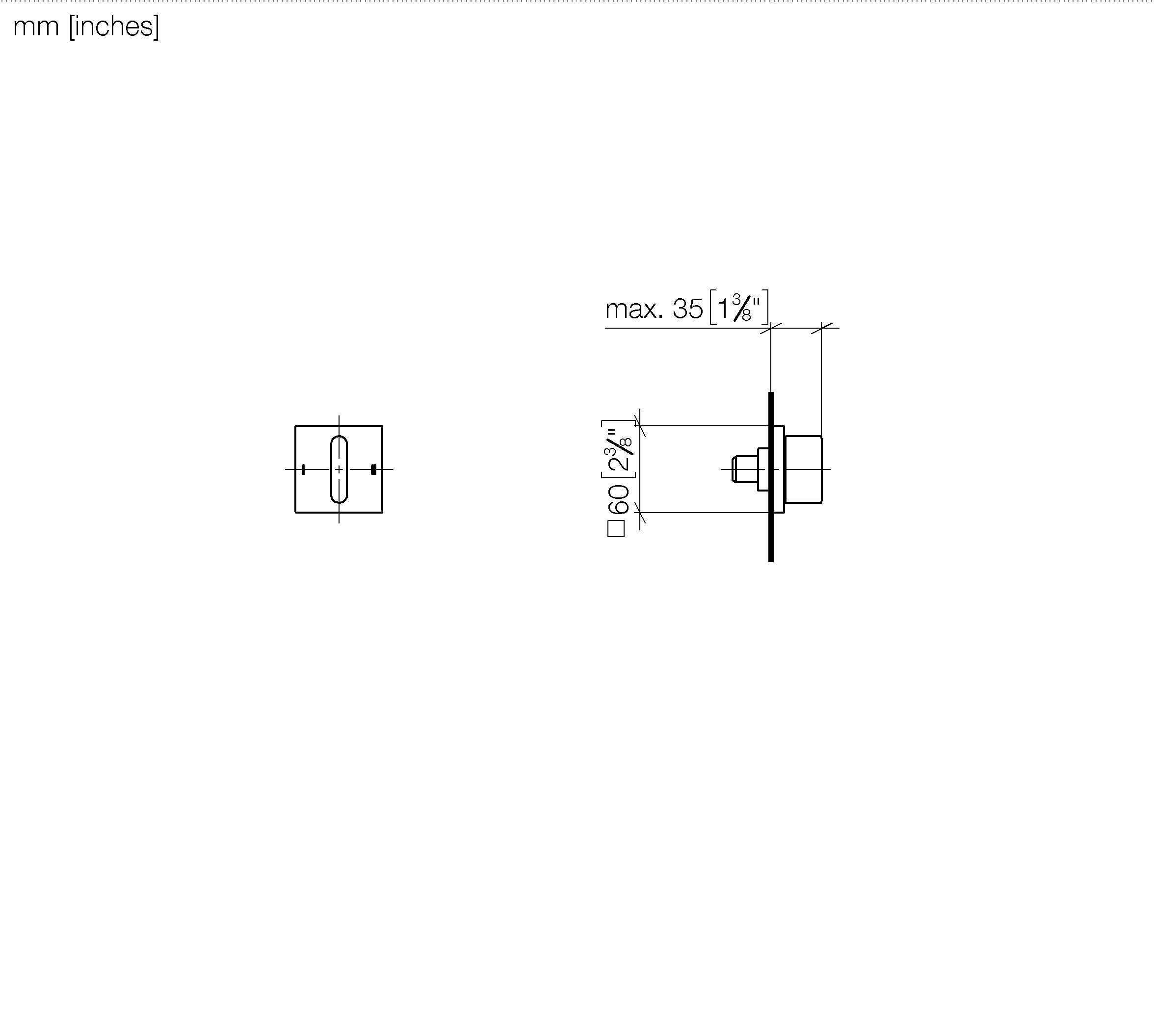 Cl 1 Concealed Two Way Diverter Chrome