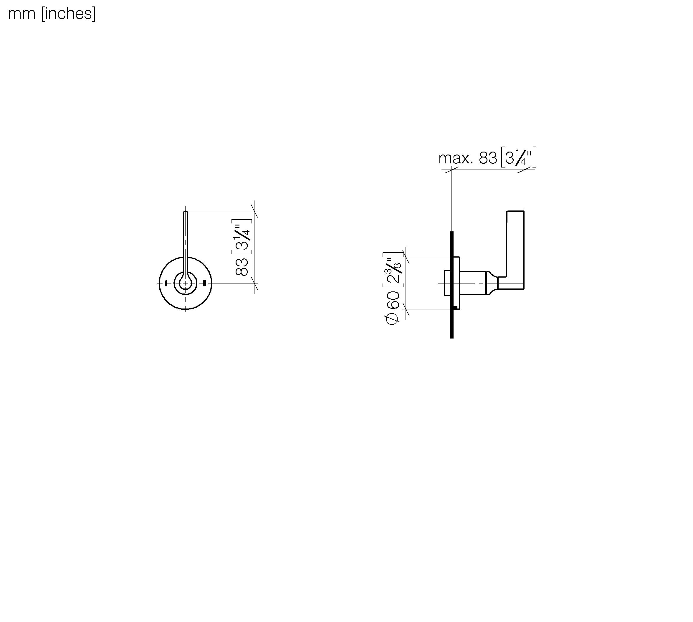 Vaia Concealed Two Way Diverter Chrome II