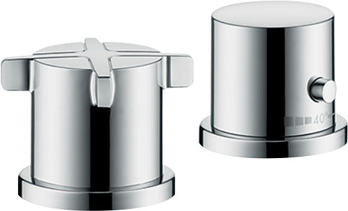 AXOR Citterio E 2-hole rim-mounted thermostatic bath mixer