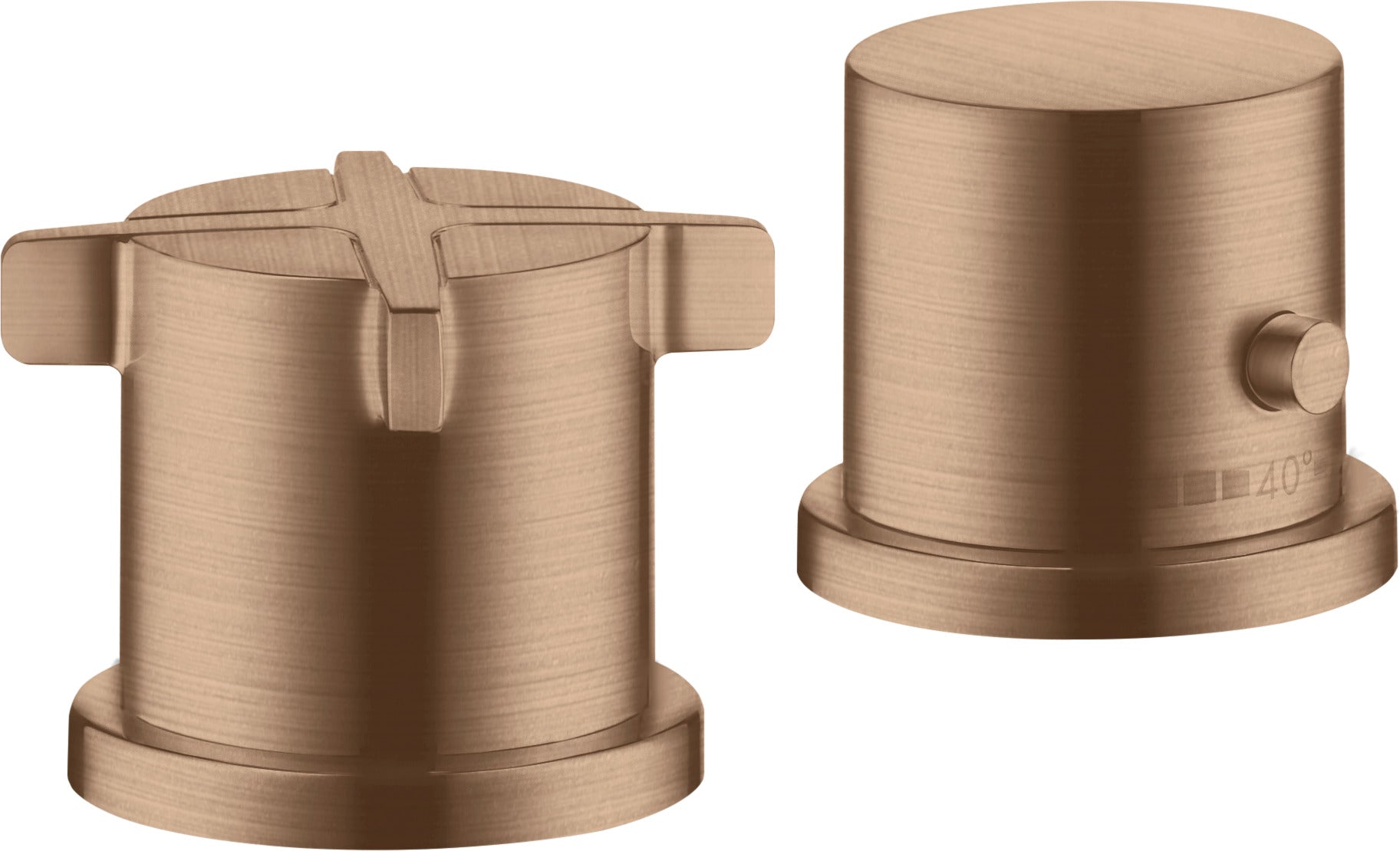 AXOR Citterio E 2-hole rim-mounted thermostatic bath mixer