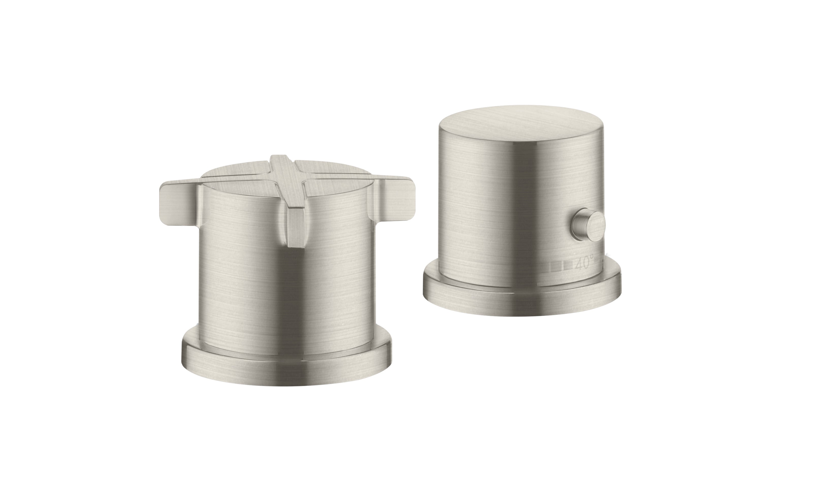 AXOR Citterio E 2-hole rim-mounted thermostatic bath mixer