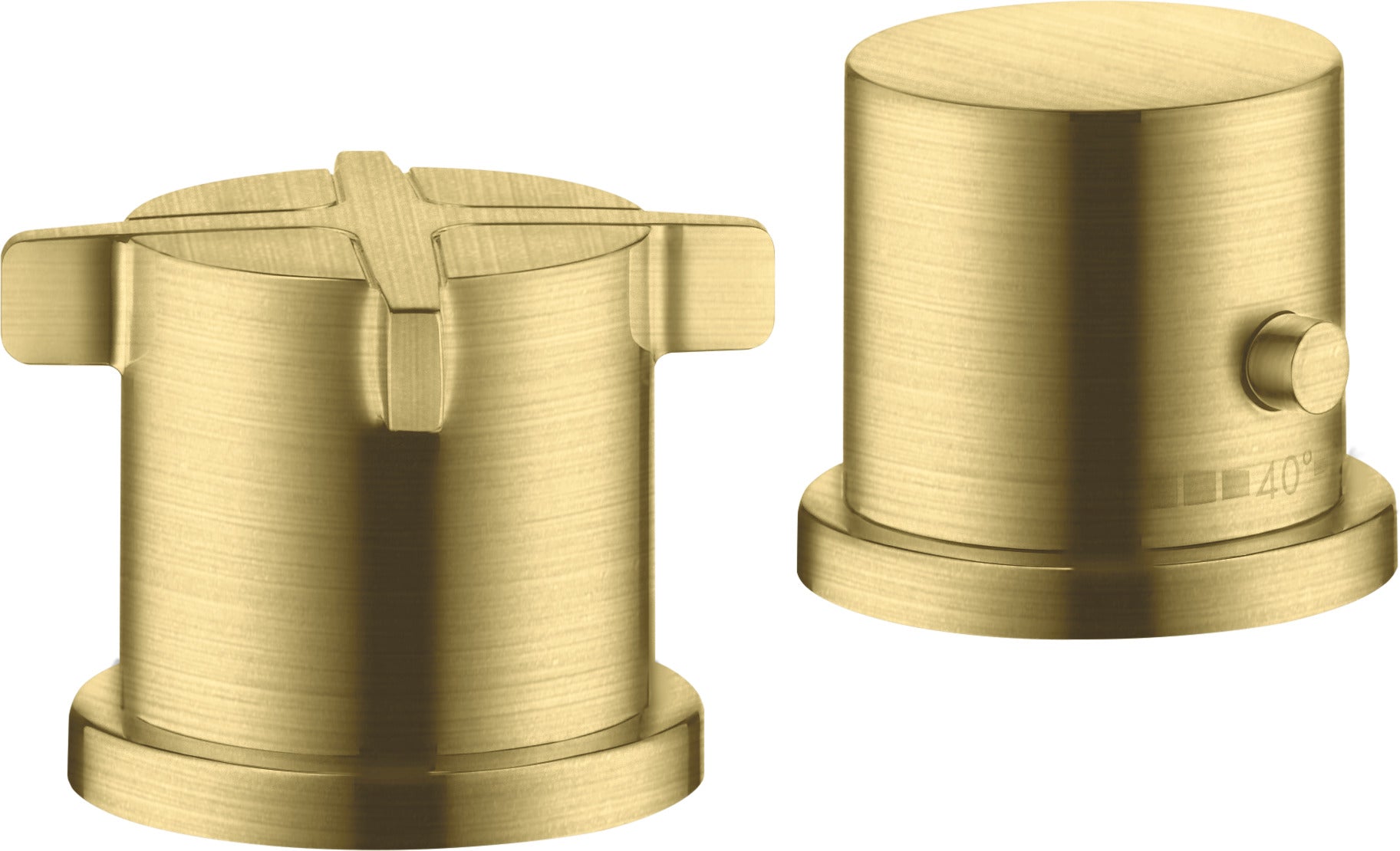 AXOR Citterio E 2-hole rim-mounted thermostatic bath mixer