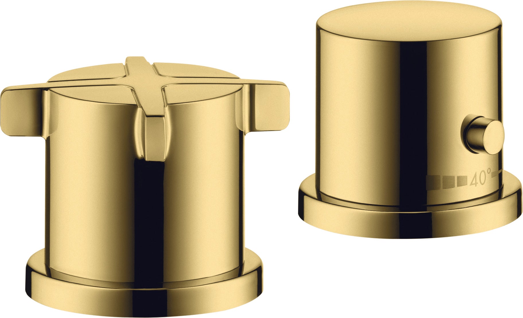 AXOR Citterio E 2-hole rim-mounted thermostatic bath mixer