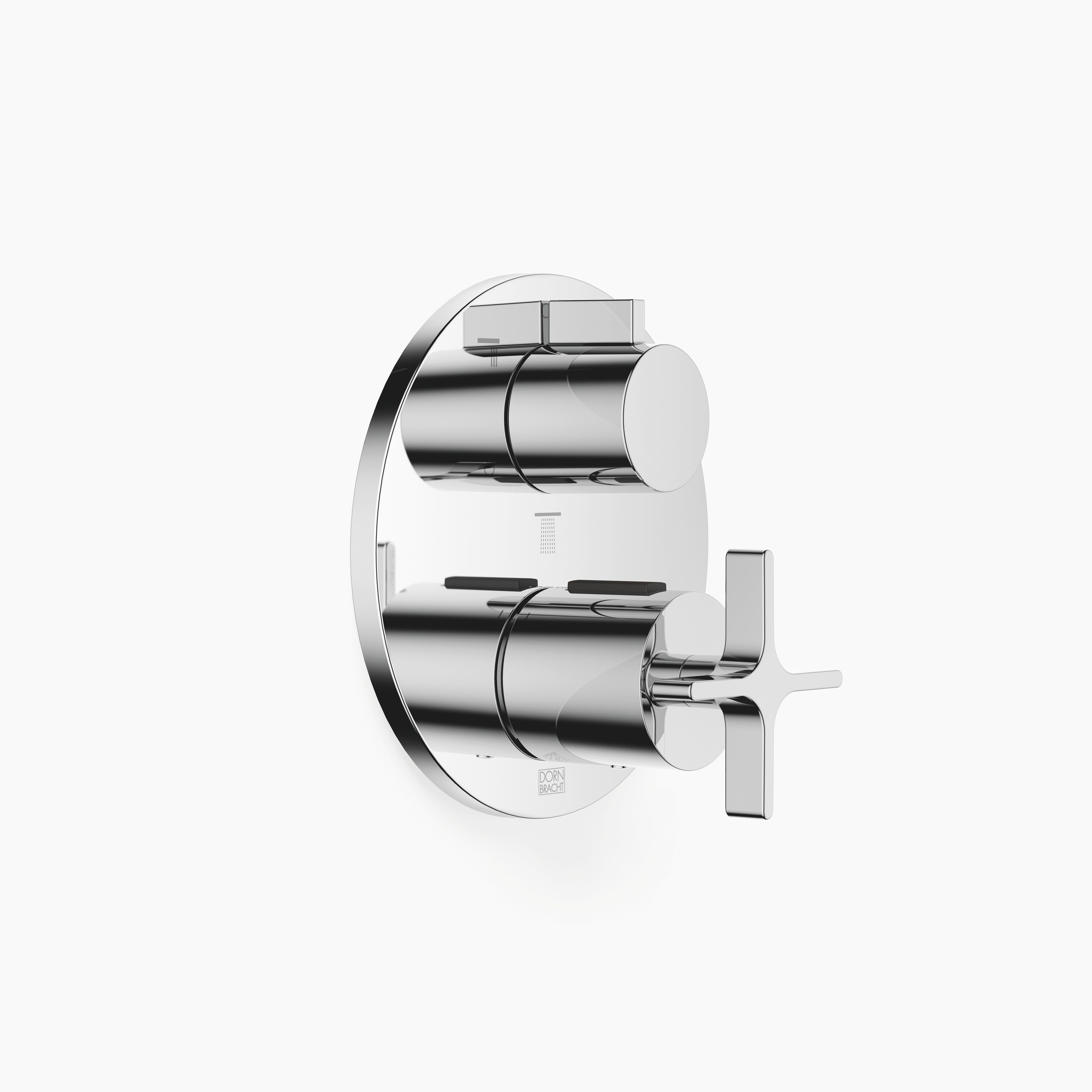 Vaia Concealed Thermostat With Three Function Volume Control Chrome