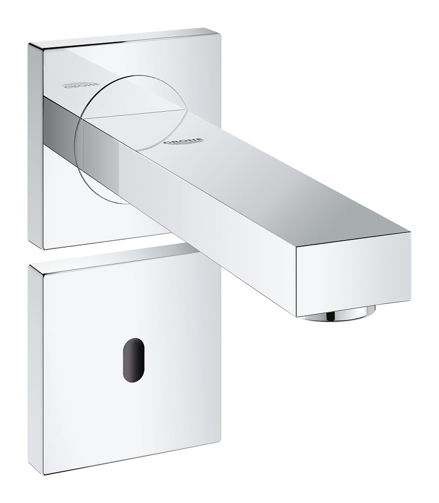 Eurocube E Infra-red electronic wall basin tap without mixing device