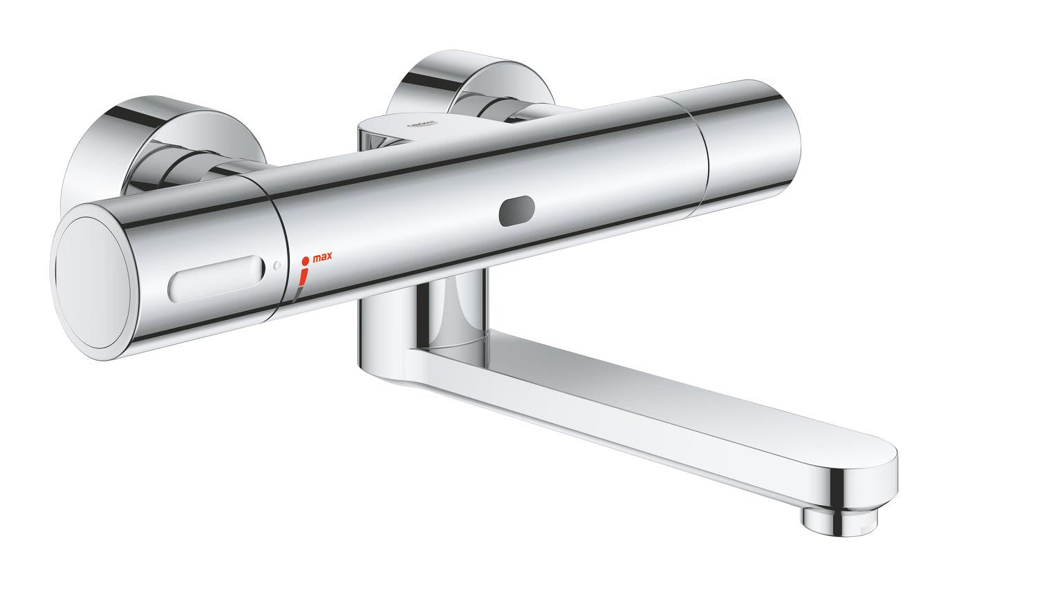 Eurosmart Cosmopolitan E Special Infra-red electronic wall basin mixer with thermostatic temperature control