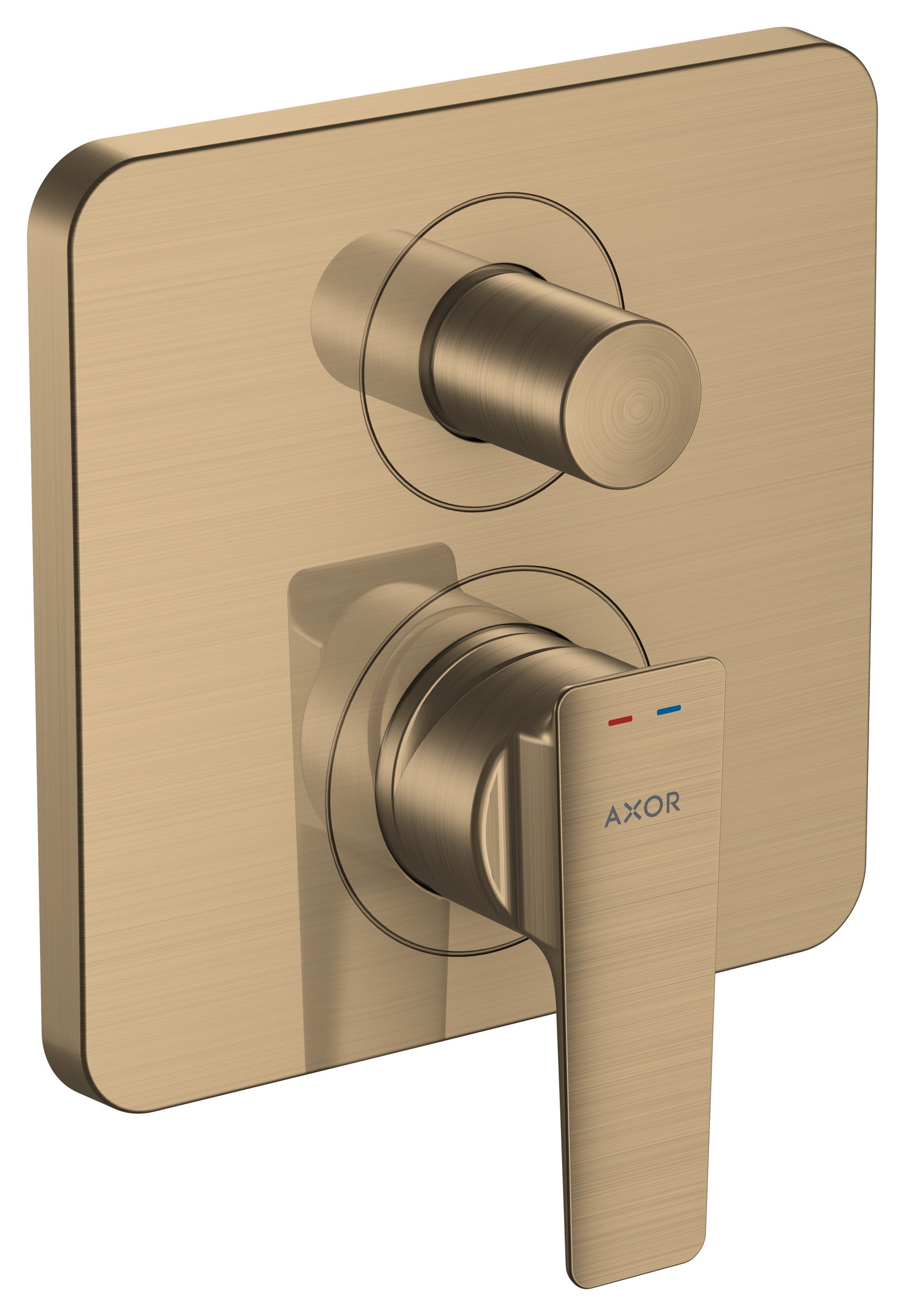 AXOR Citterio E Single lever manual bath mixer for concealed installation with integrated backflow prevention
