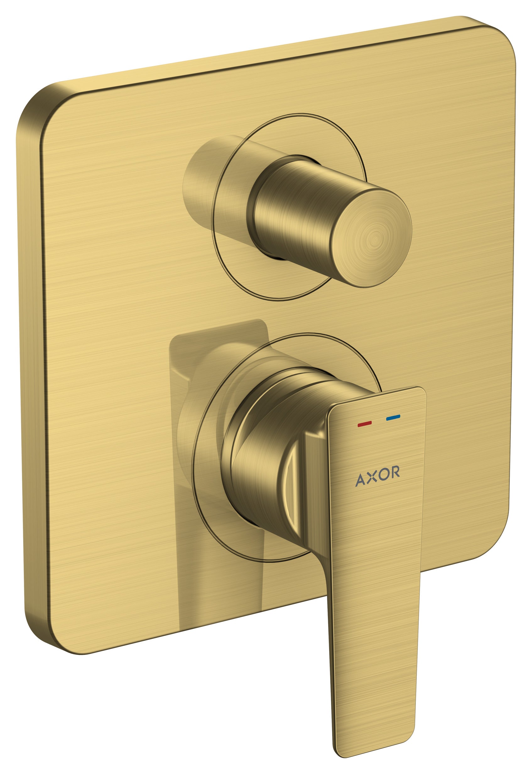 AXOR Citterio E Single lever manual bath mixer for concealed installation with integrated backflow prevention