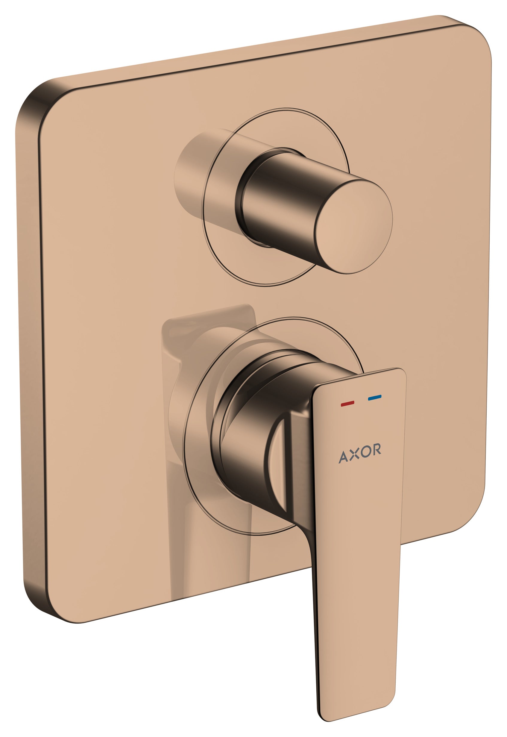 AXOR Citterio E Single lever manual bath mixer for concealed installation with integrated backflow prevention