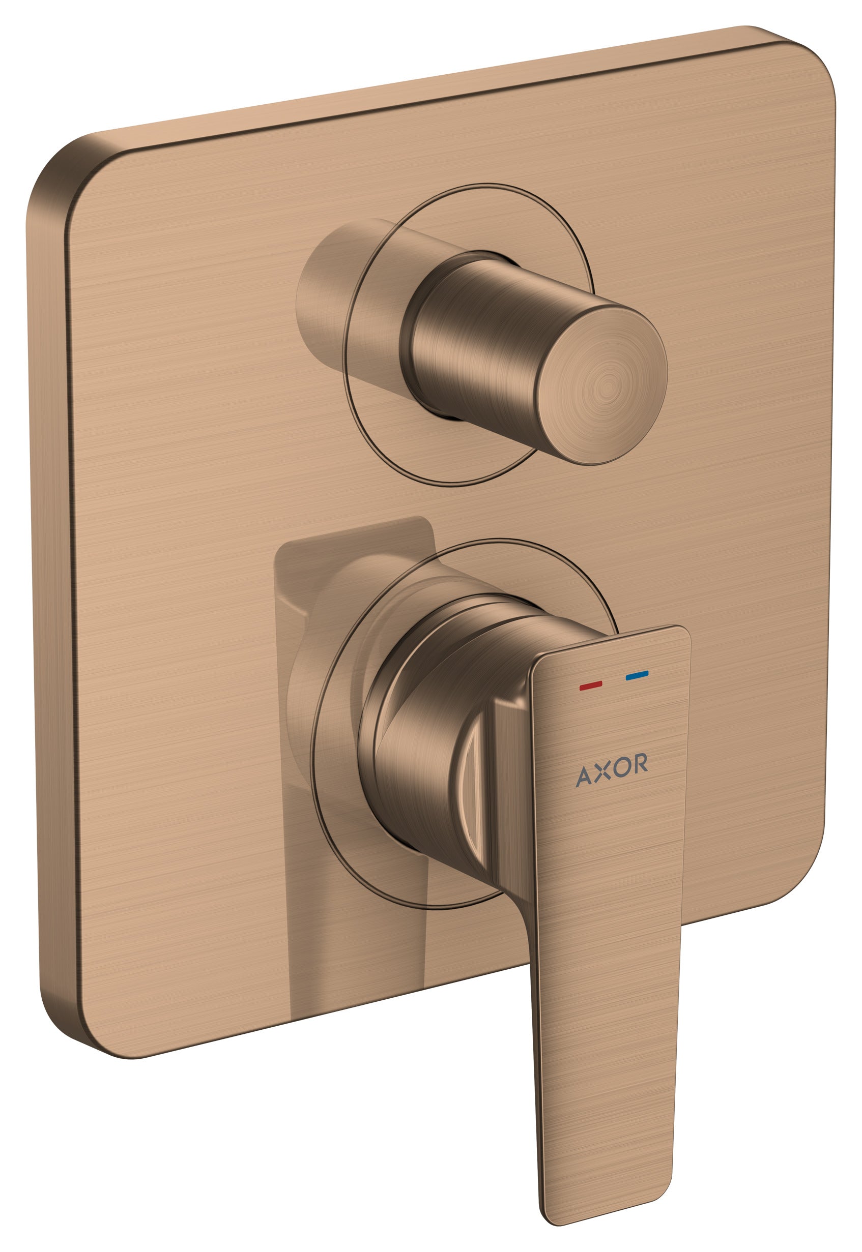 AXOR Citterio E Single lever manual bath mixer for concealed installation with integrated backflow prevention