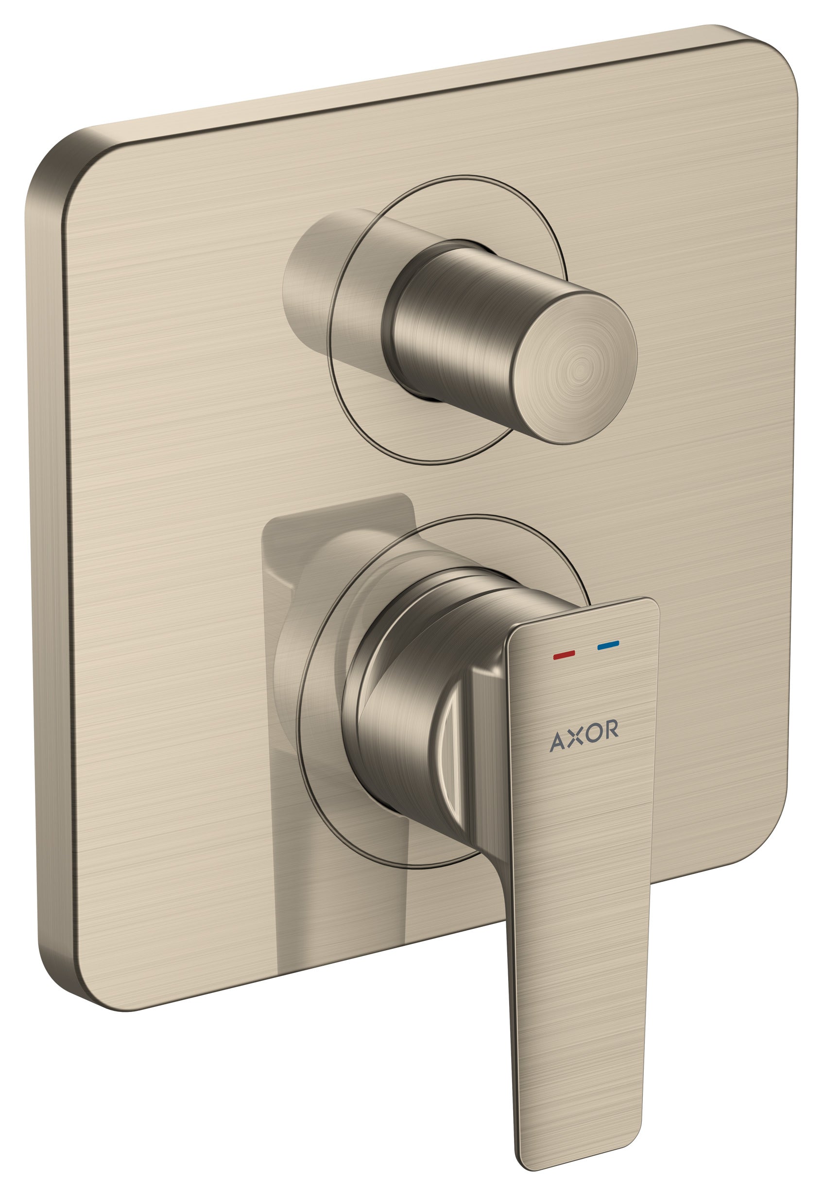 AXOR Citterio E Single lever manual bath mixer for concealed installation with integrated backflow prevention