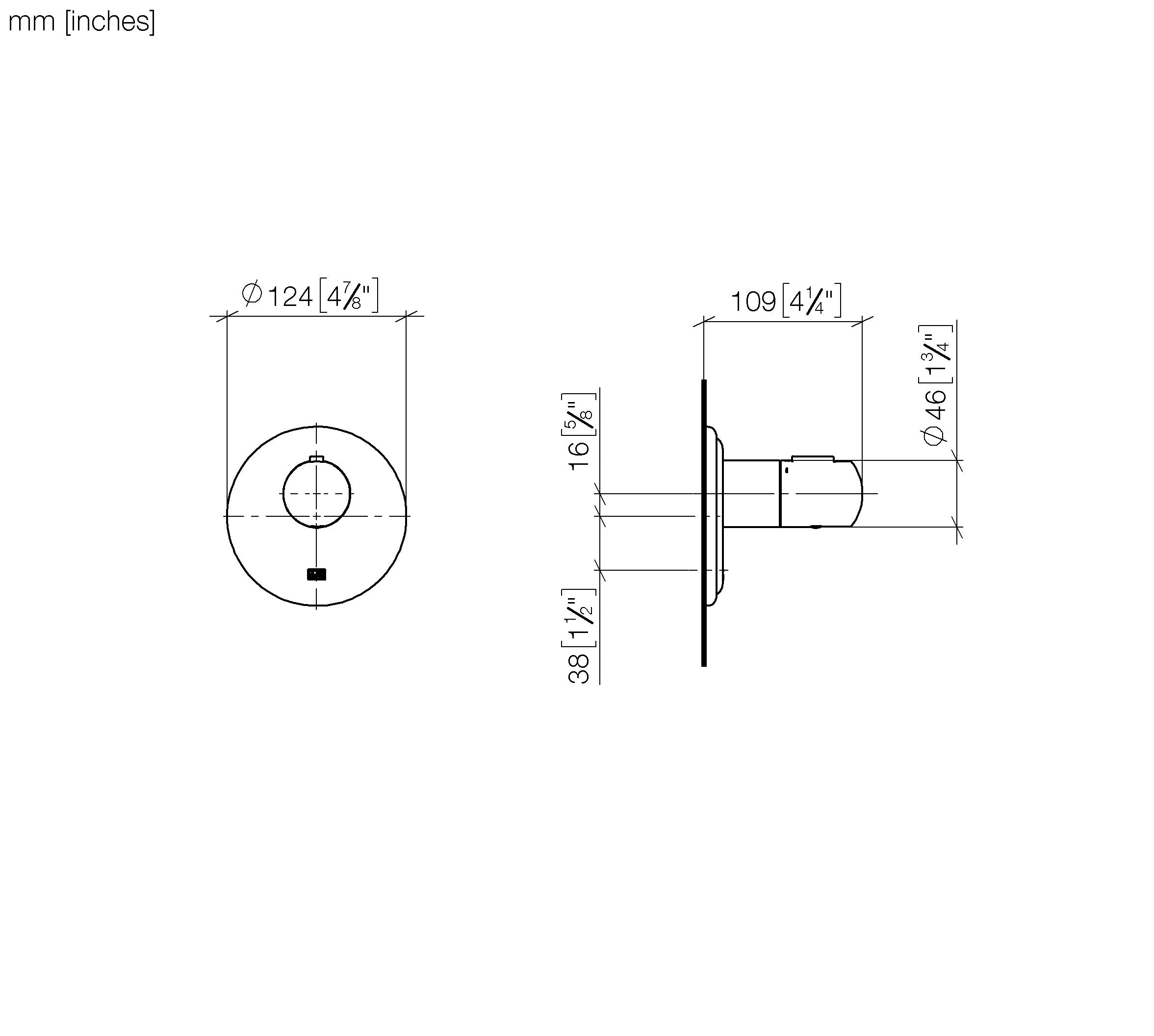 Madison Xtool Concealed Thermostat Without Volume Control 3 4 Chrome