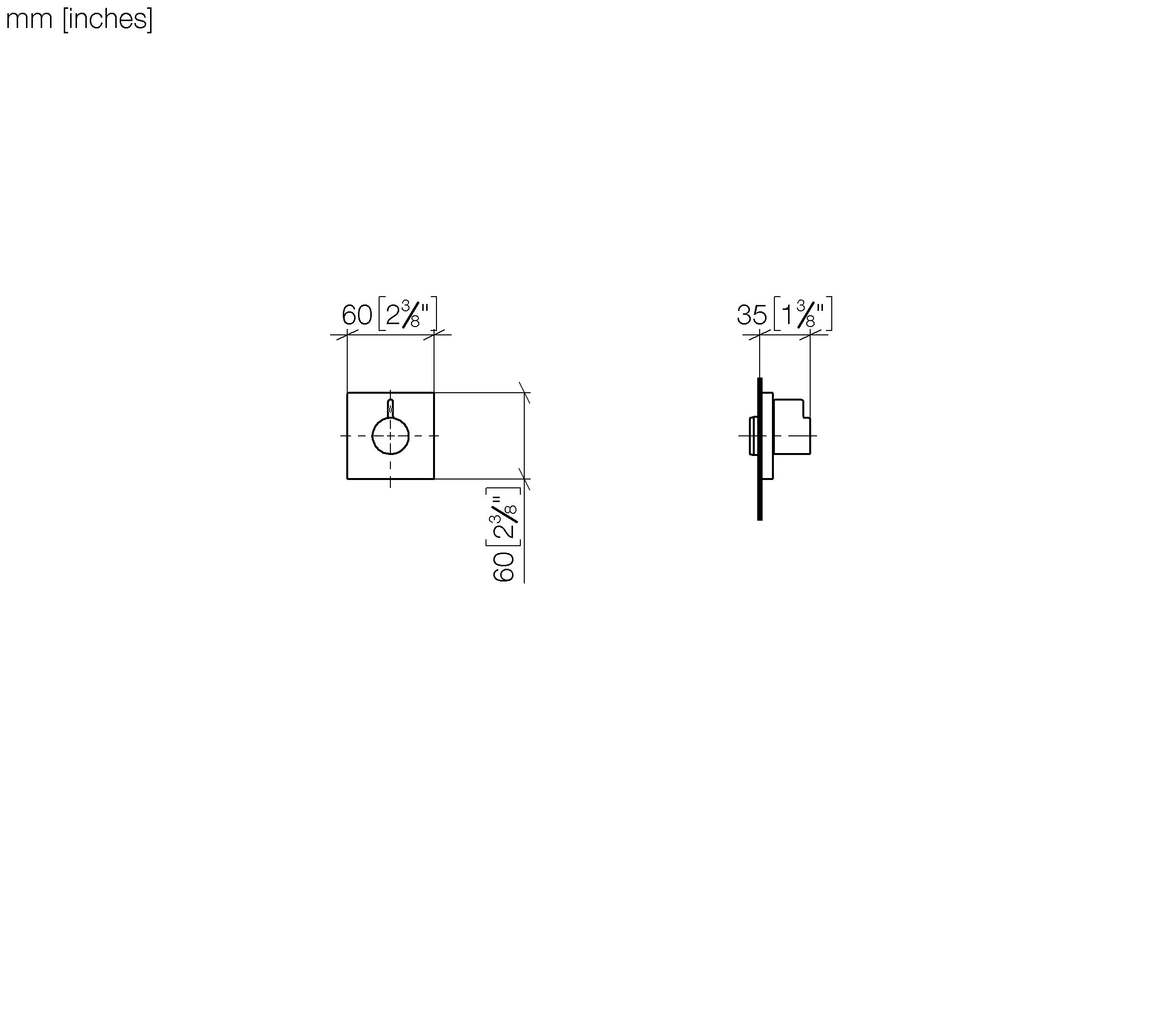 Symetrics Wall Valve Anti Clockwise Closing 1 2 Chrome