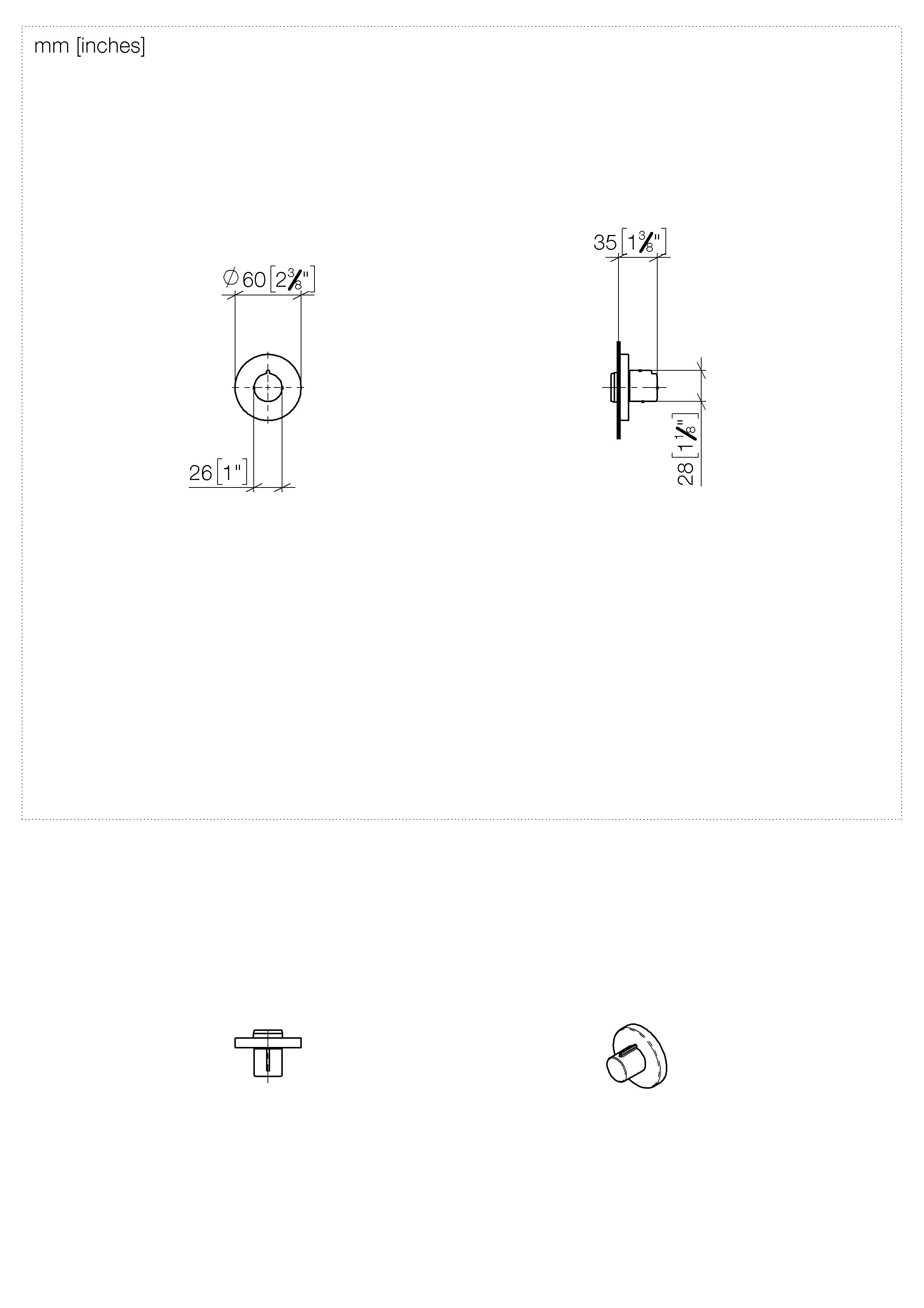 Meta Wall Valve Clockwise Closing 3 4 Chrome