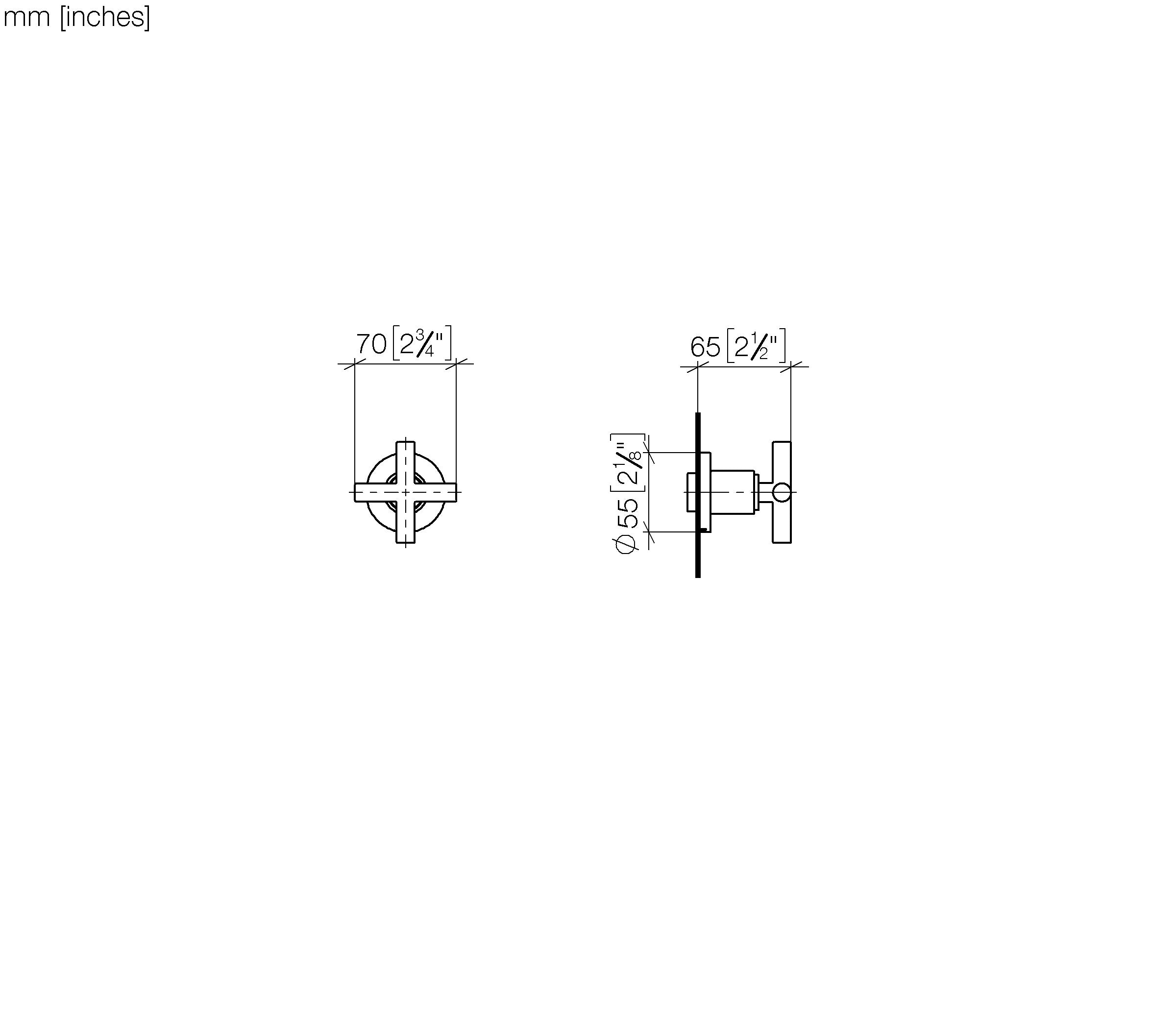 Tara Wall Valve Clockwise Closing 3 4 Chrome II