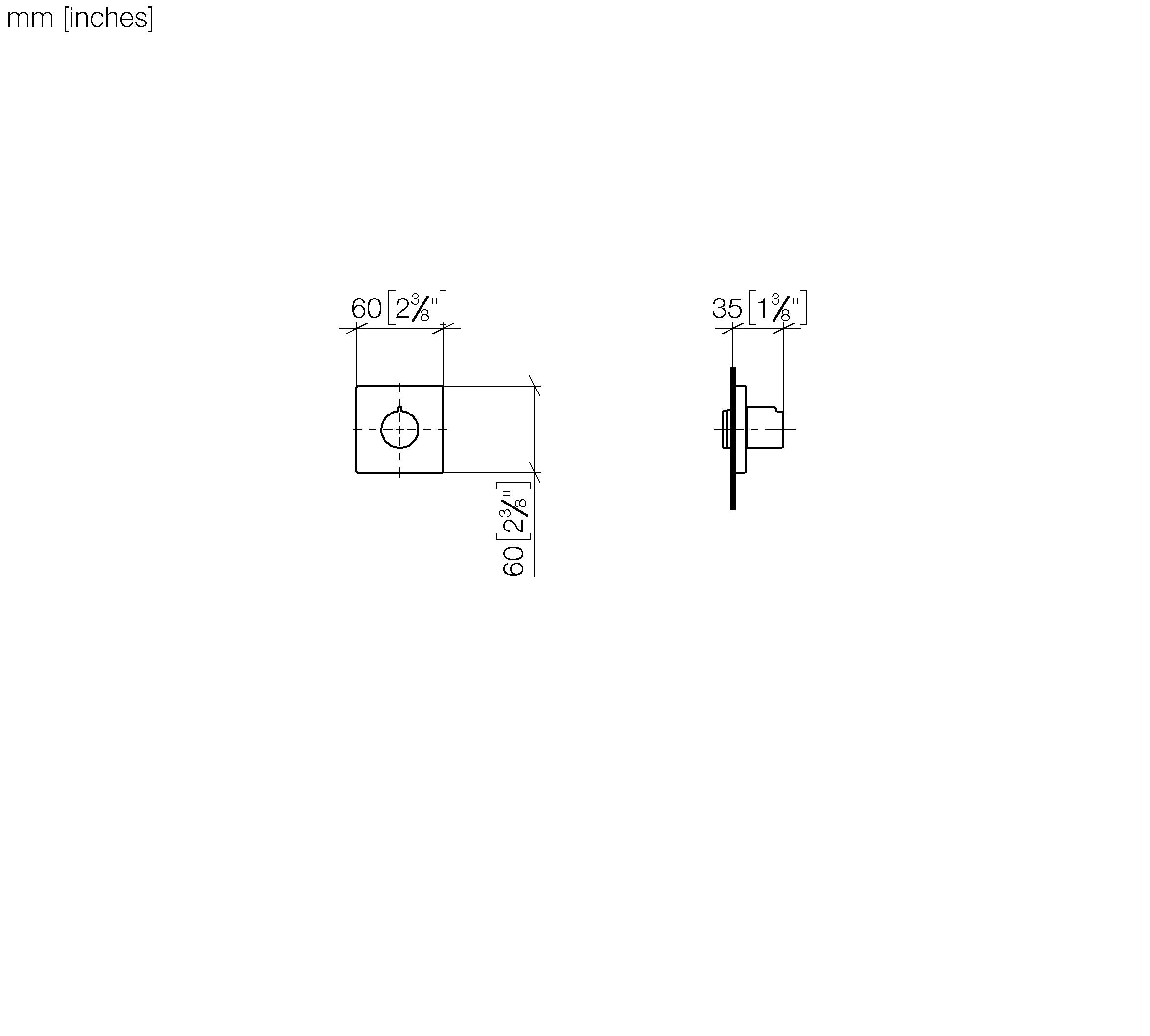 Imo Wall Valve Anti Clockwise Closing 3 4 Chrome