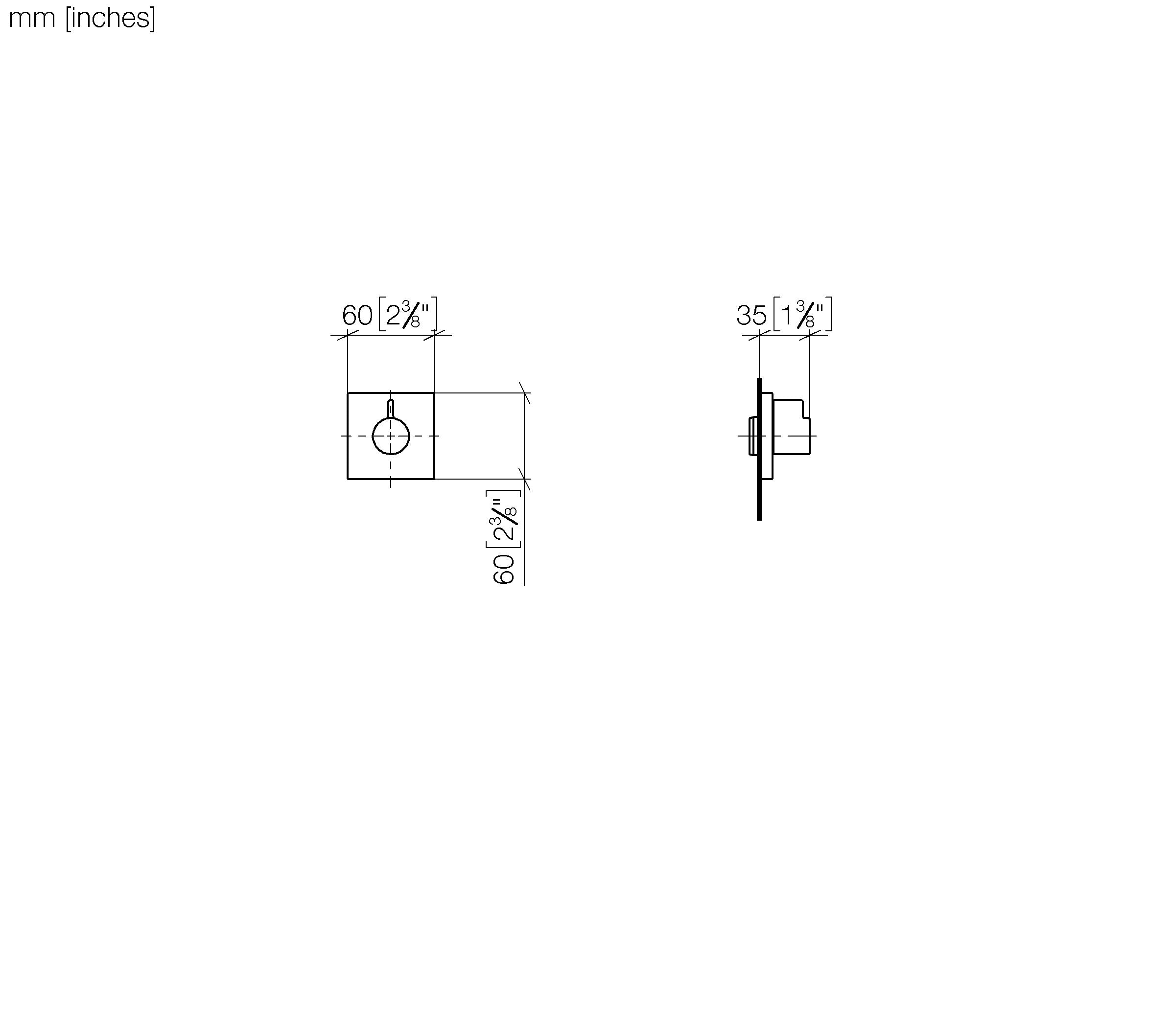 Symetrics Wall Valve Anti Clockwise Closing 3 4 Chrome