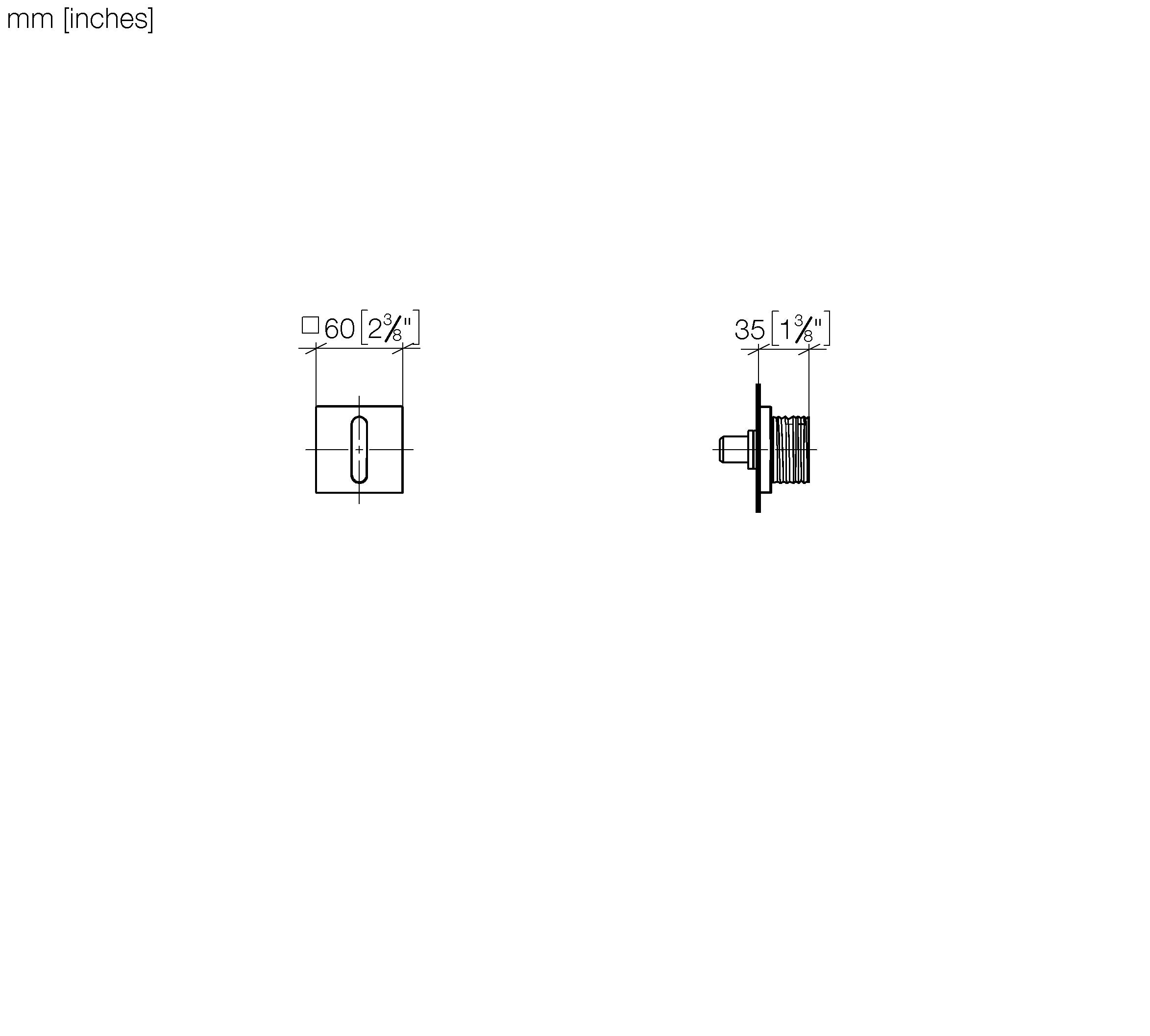 Cl 1 Wall Valve Anti Clockwise Closing Hot 1 2 Chrome II