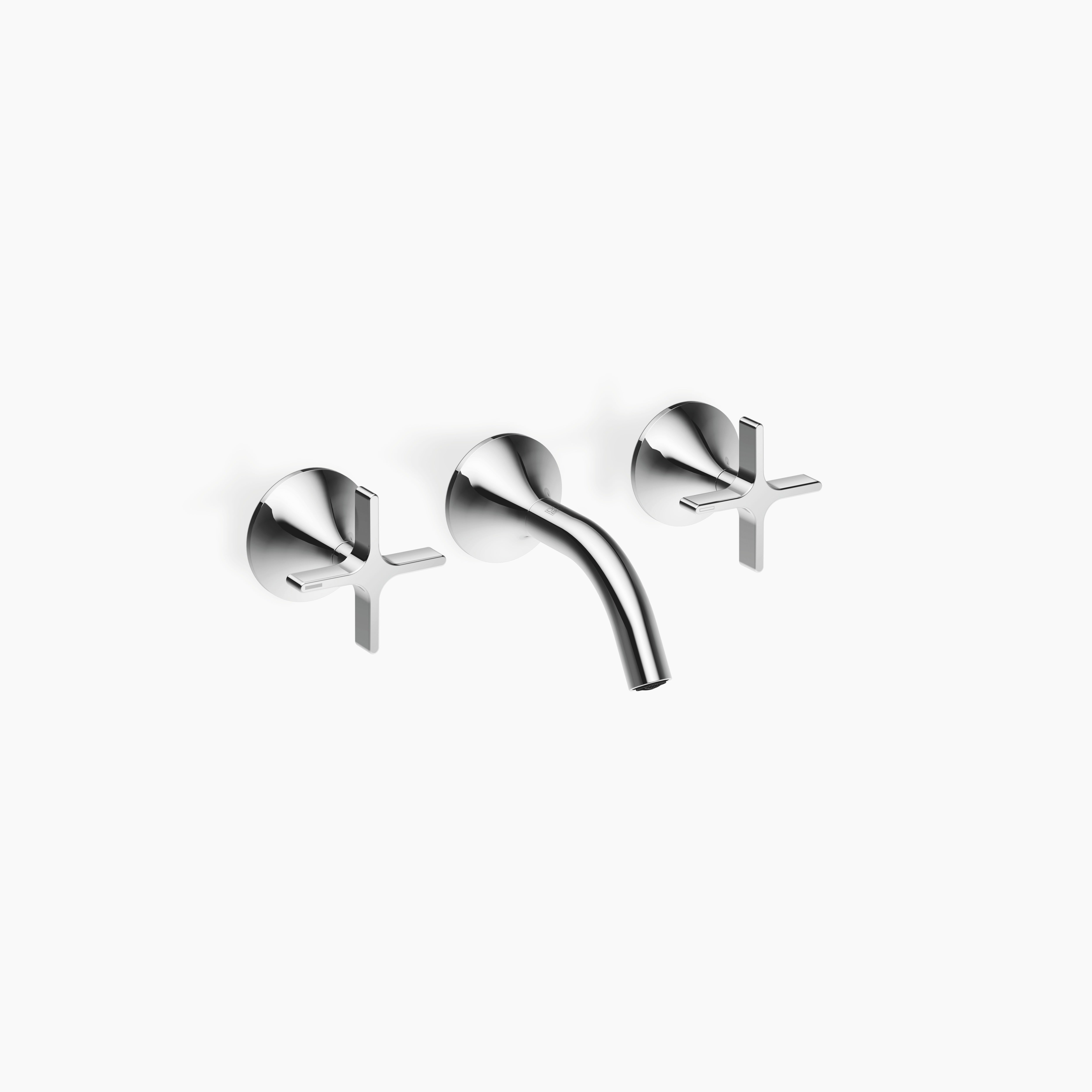 Vaia Wall Mounted Basin Mixer Without Pop Up Waste Chrome